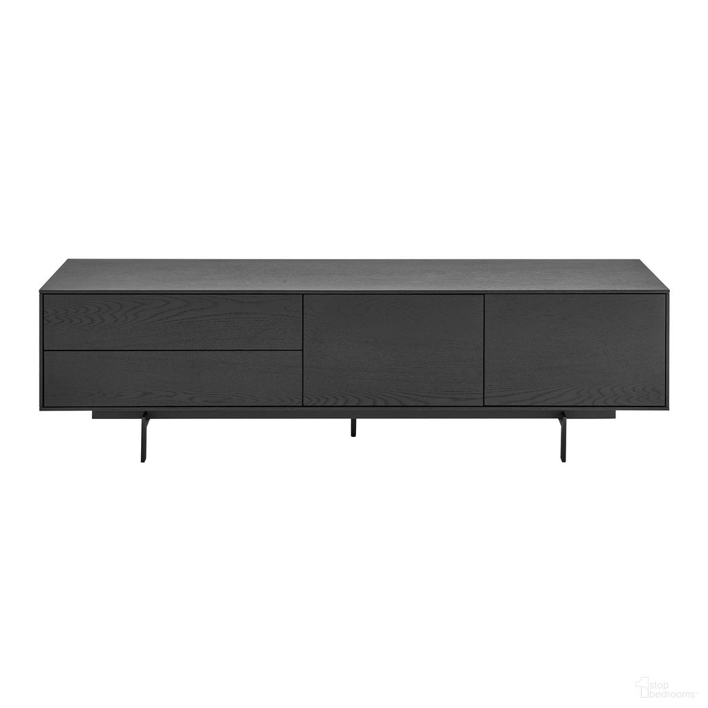 Birmingham 71 Inch Media Stand In Black