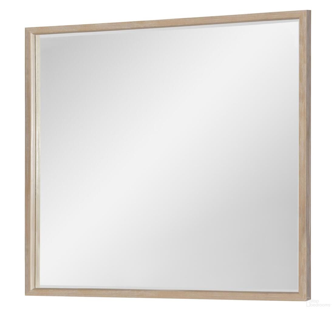 The appearance of Biscayne Mirror In Malabar with Alabaster Fronts designed by Legacy Classic in the modern / contemporary interior design. This malabar with alabaster fronts piece of furniture  was selected by 1StopBedrooms from Biscayne Collection to add a touch of cosiness and style into your home. Sku: 1500-0200. Material: Ash.