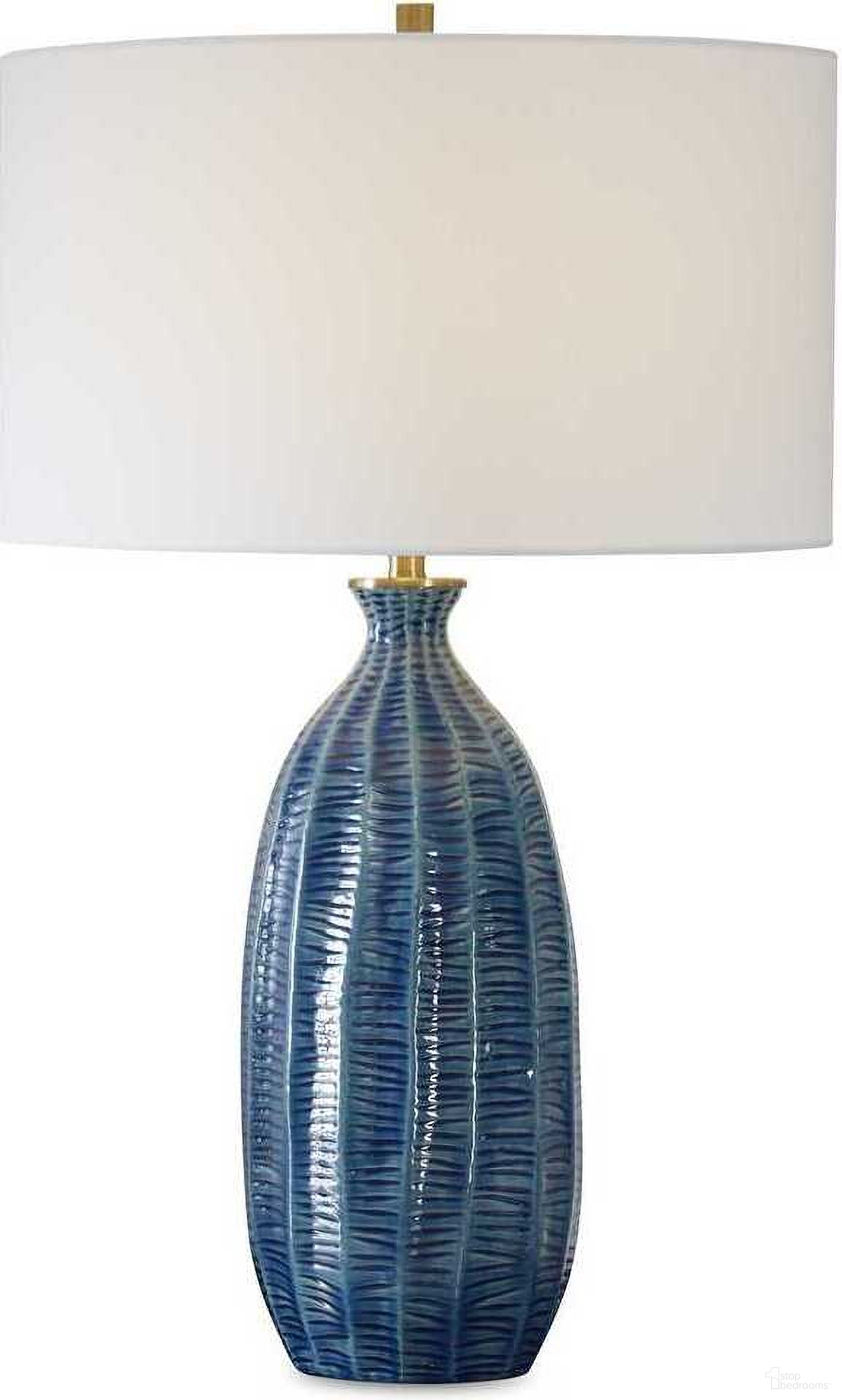 Bixby Table Lamp In Blue