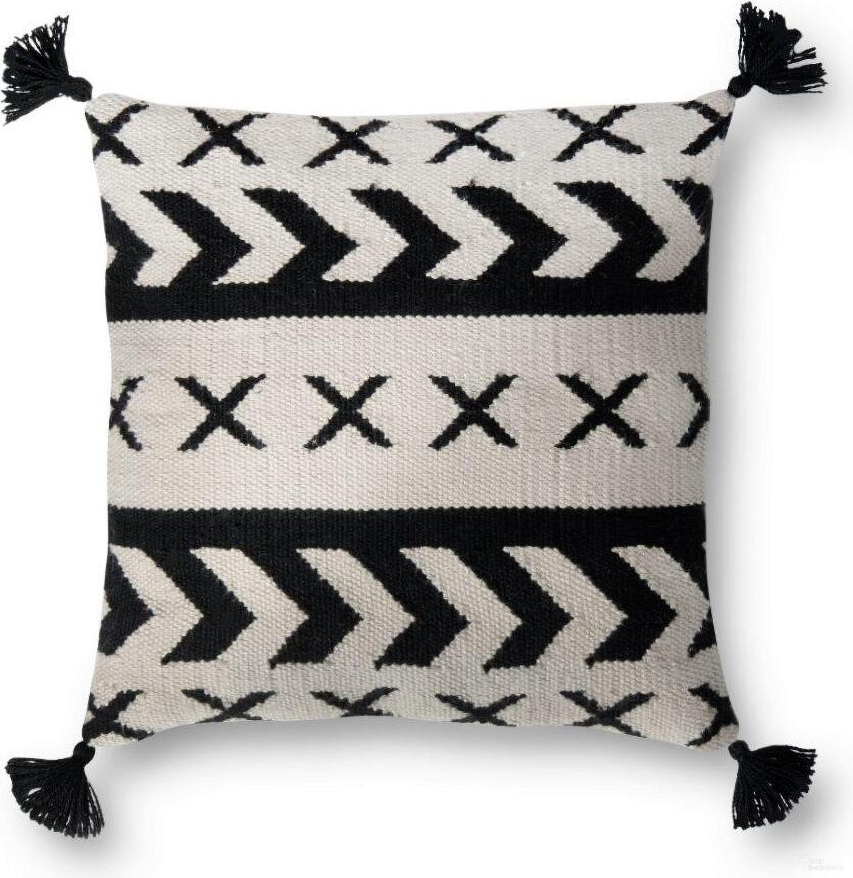 The appearance of Loloi P0502 Black and Ivory 18" x 18" Cover Only Pillow designed by Loloi Rugs in the modern / contemporary interior design. This black and ivory piece of furniture was selected by 1StopBedrooms from Pillows Collection to add a touch of cosiness and style into your home. Sku: P051P0502BLIVPIL1. Material: Polyester.
