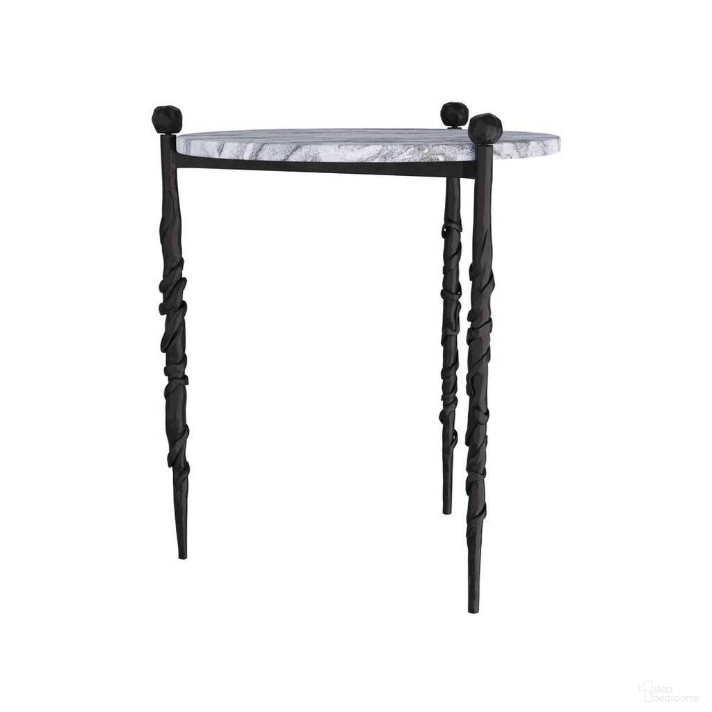 The appearance of Blackthorn End Table In Galaxy designed by Arteriors in the industrial interior design. This galaxy piece of furniture  was selected by 1StopBedrooms from Blackthorn Collection to add a touch of cosiness and style into your home. Sku: GDFEI03. Material: Marble.