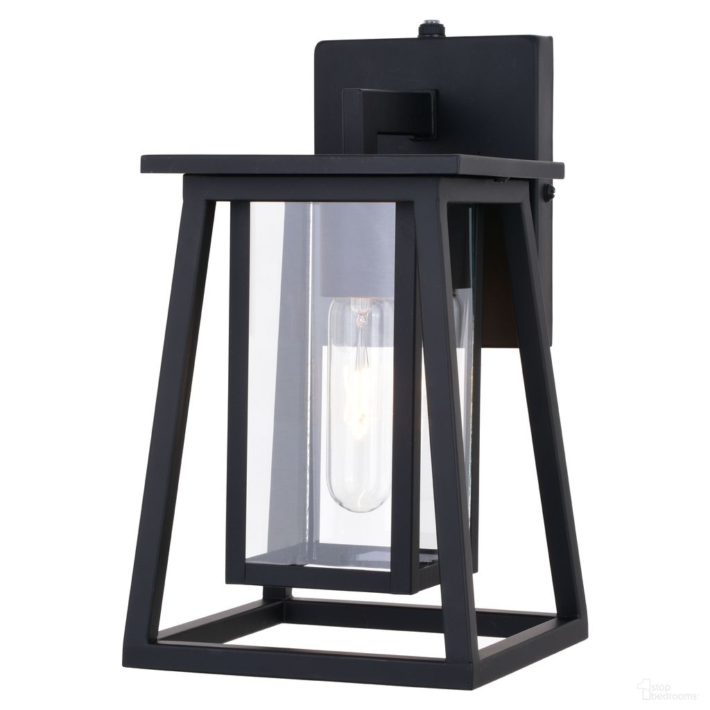 The appearance of Blackwell 6.5 Inch Outdoor Wall Light In Matte Black designed by Vaxcel in the transitional interior design. This matte black piece of furniture was selected by 1StopBedrooms from Blackwell Collection to add a touch of cosiness and style into your home. Sku: T0607. Material: Steel.