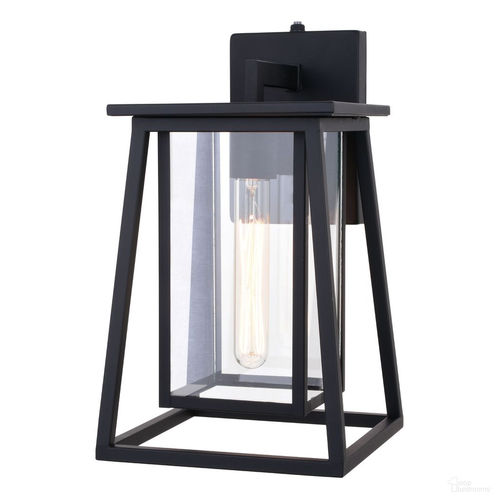 The appearance of Blackwell 8 Inch Outdoor Wall Light In Matte Black designed by Vaxcel in the transitional interior design. This matte black piece of furniture was selected by 1StopBedrooms from Blackwell Collection to add a touch of cosiness and style into your home. Sku: T0608. Material: Steel.