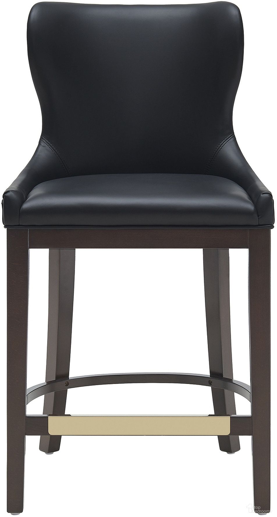 The appearance of Blair Counter Stool In Black designed by Manhattan Comfort in the modern / contemporary interior design. This black piece of furniture was selected by 1StopBedrooms from Blair Collection to add a touch of cosiness and style into your home. Sku: CS020-BK. Material: Beech.