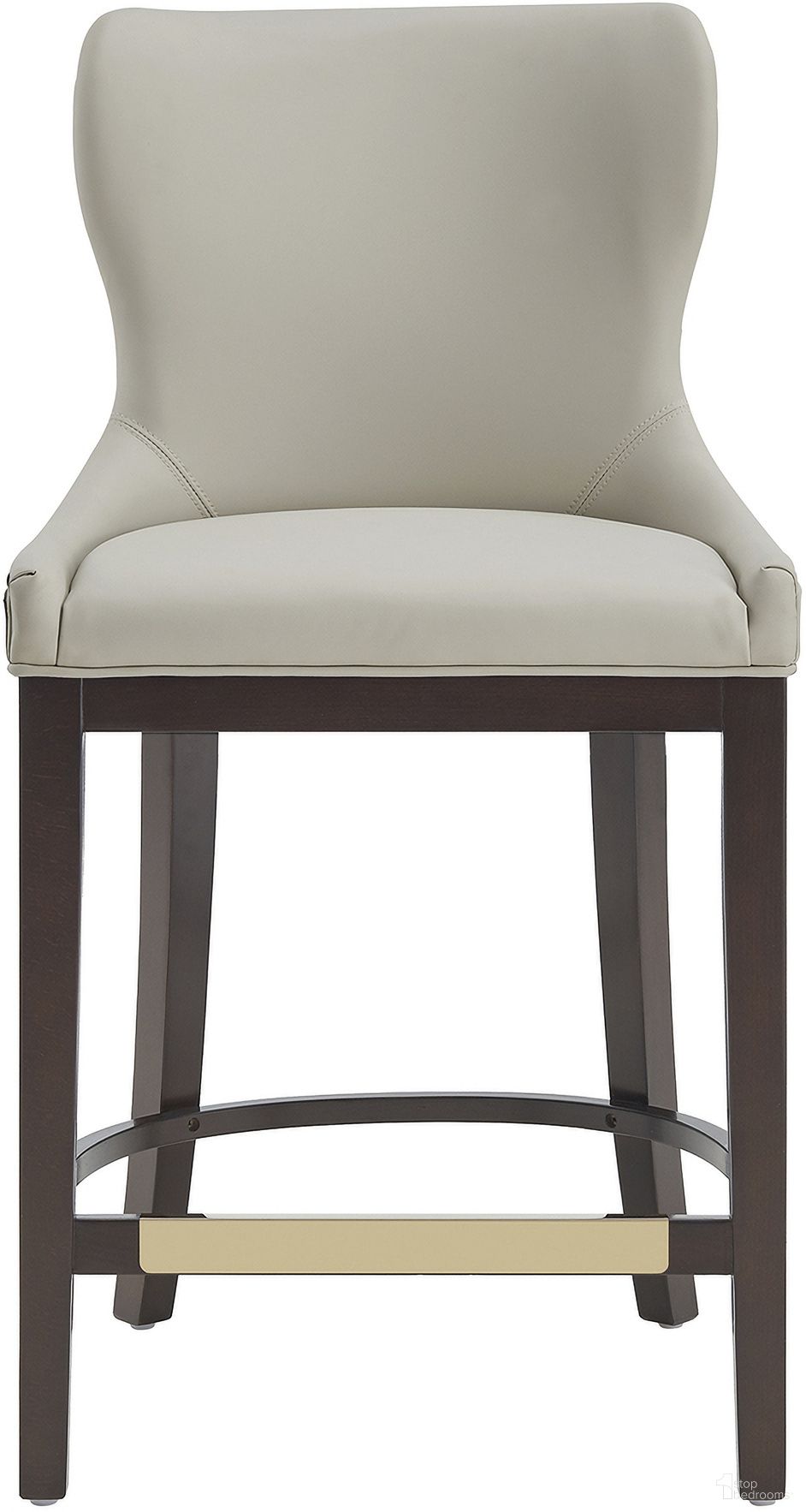The appearance of Blair Counter Stool In Stone designed by Manhattan Comfort in the modern / contemporary interior design. This stone piece of furniture was selected by 1StopBedrooms from Blair Collection to add a touch of cosiness and style into your home. Sku: CS020-ST. Material: Beech.