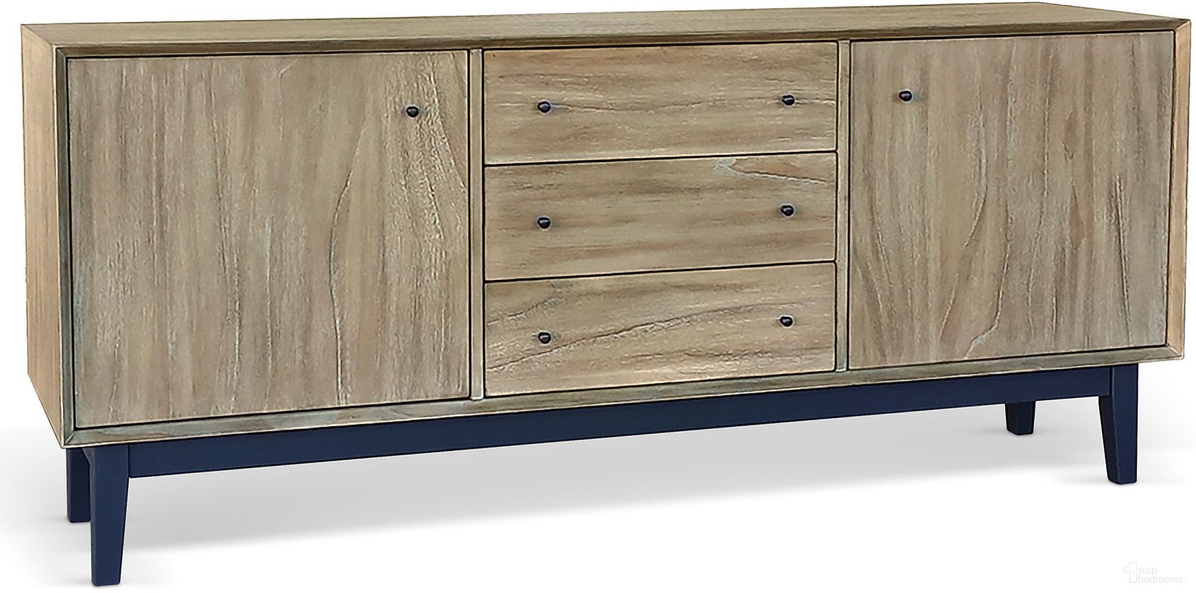 The appearance of Blair Server In Wheat designed by Sunny Designs in the modern / contemporary interior design. This wheat piece of furniture  was selected by 1StopBedrooms from Blair Collection to add a touch of cosiness and style into your home. Sku: 1993WE. Material: Solid Wood.