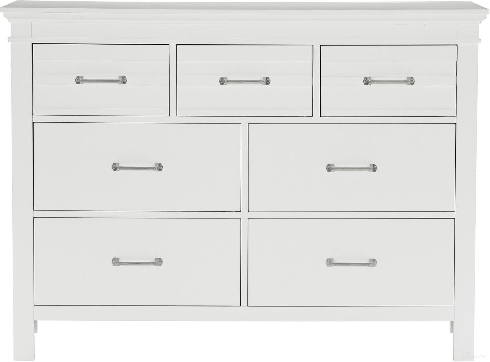 The appearance of Blaire Farm White Dresser designed by Homelegance in the transitional interior design. This white piece of furniture was selected by 1StopBedrooms from Blaire Farm Collection to add a touch of cosiness and style into your home. Sku: 1675W-5. Material: Wood.