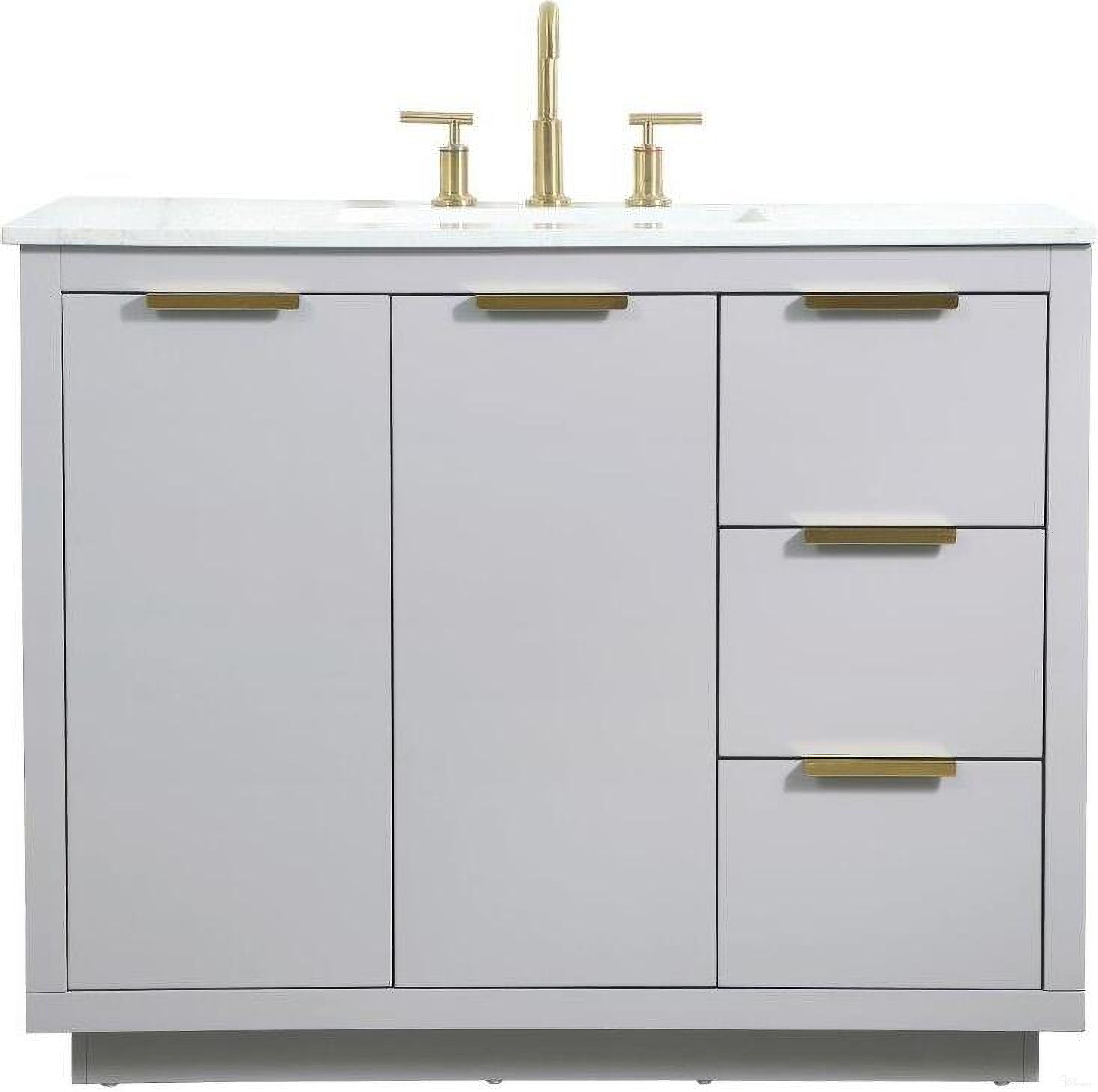 Blake 42 Inch Single Bathroom Vanity In Grey