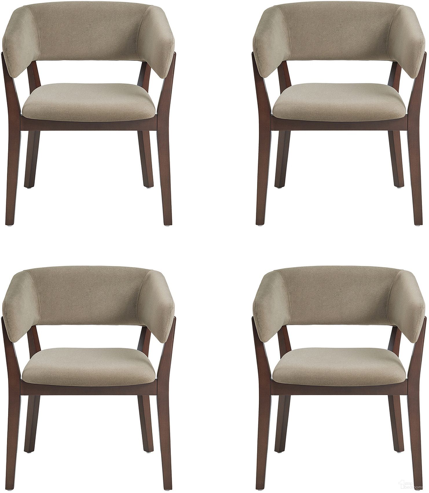 The appearance of Blake Dining Armchair Set of 4 In Linen designed by Manhattan Comfort in the modern / contemporary interior design. This linen piece of furniture was selected by 1StopBedrooms from Blake Collection to add a touch of cosiness and style into your home. Sku: DC102AR-LN;DC102AR-LN;DC102AR-LN;DC102AR-LN. Chair Type: Arm Chair. Material: Beech.