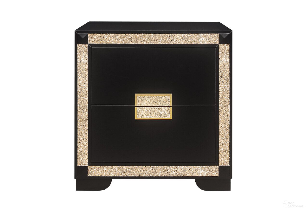 The appearance of Blake Nightstand In Black And Gold designed by Global Furniture USA in the traditional interior design. This black and gold piece of furniture was selected by 1StopBedrooms from Blake Collection to add a touch of cosiness and style into your home. Sku: BLAKE-BLACK/GOLD-NS. Material: MDF.