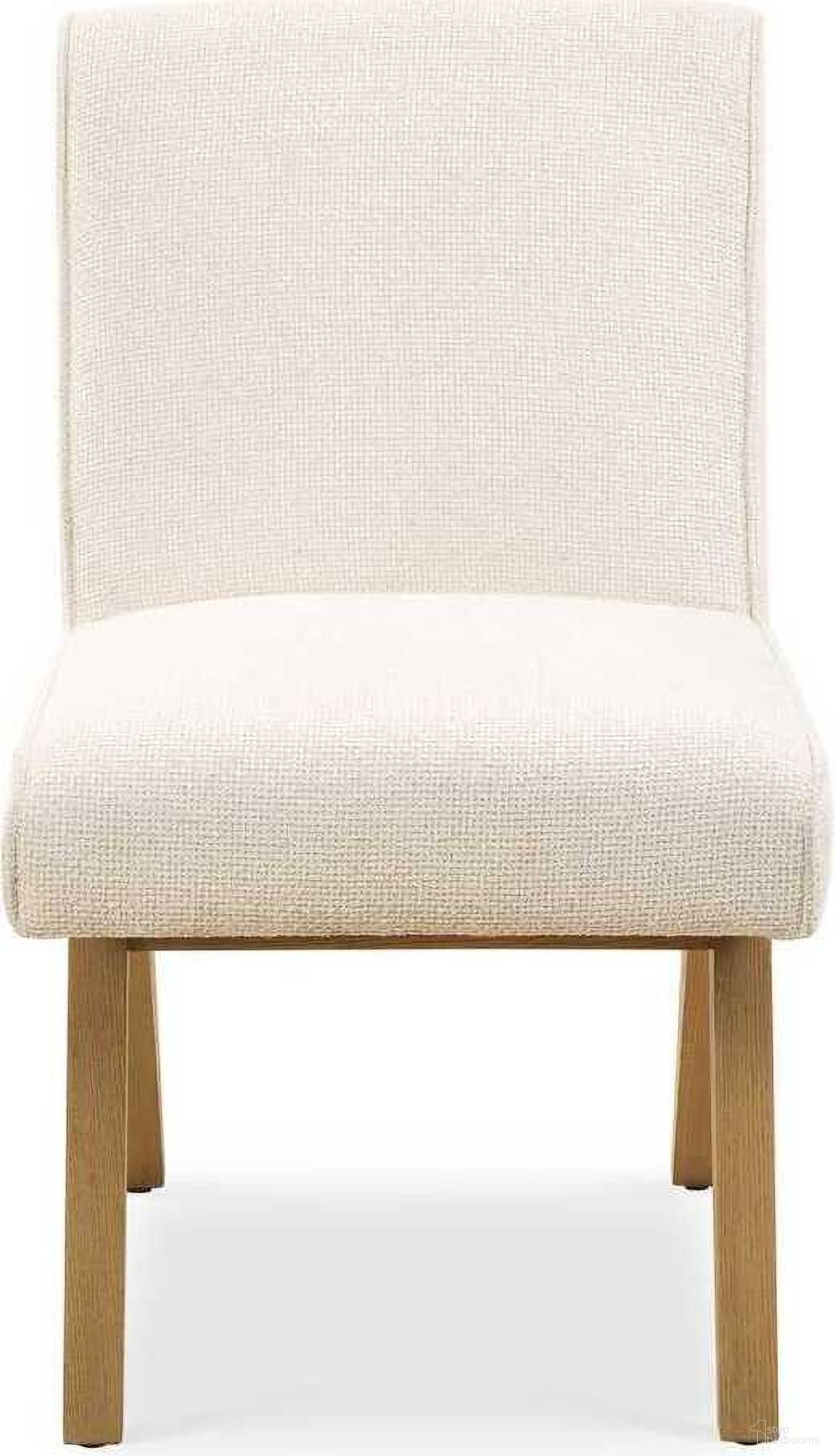 The appearance of Blakely Armless Dining Chair In White and Brown designed by Uttermost in the coastal interior design. This white and brown piece of furniture  was selected by 1StopBedrooms from Blakely Collection to add a touch of cosiness and style into your home. Sku: 23917. Material: Oak. Chair Type: Side Chair.