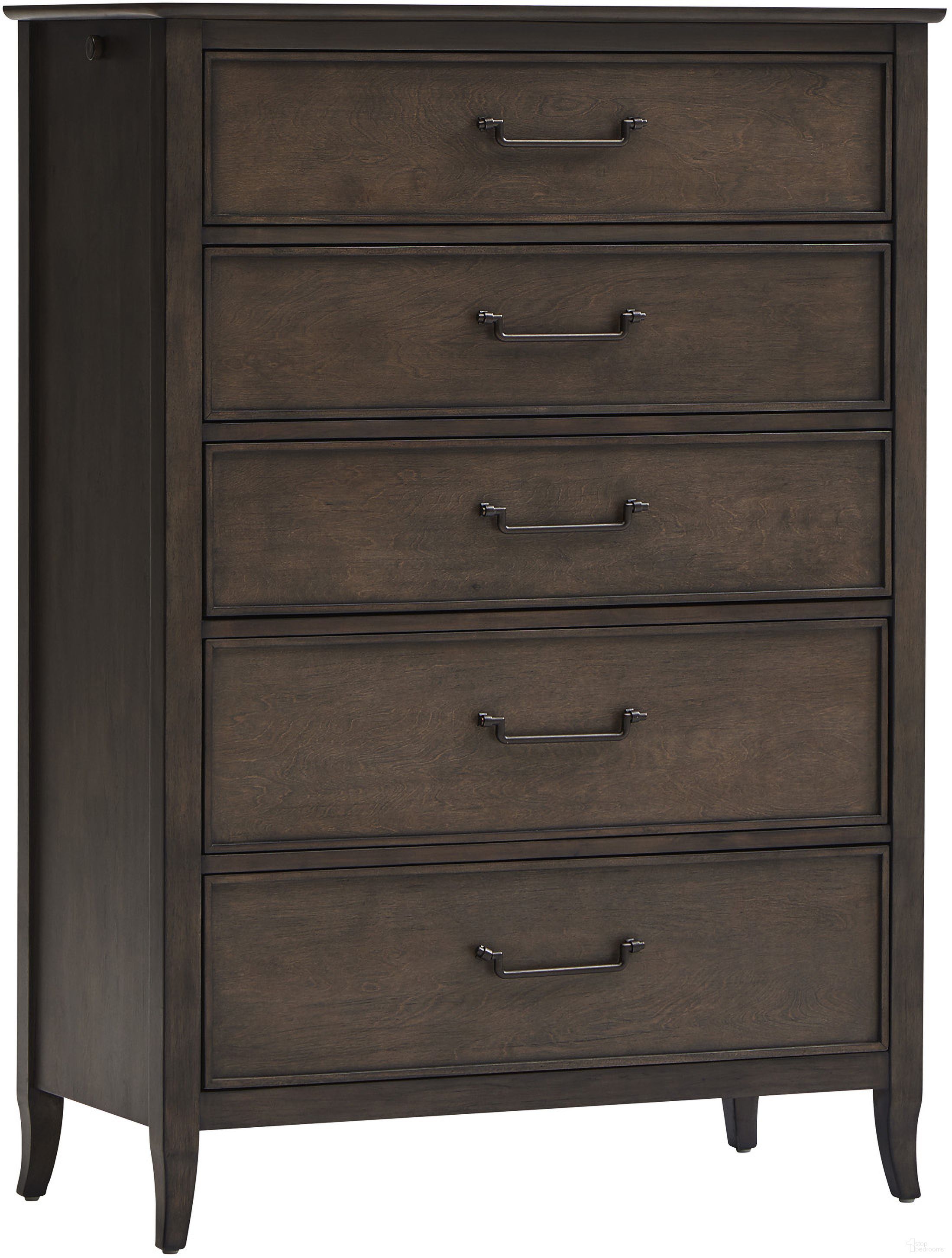 The appearance of Blakely Chest In Sable Brown designed by Aspenhome in the transitional interior design. This sable brown piece of furniture was selected by 1StopBedrooms from Blakely Collection to add a touch of cosiness and style into your home. Sku: I540-456. Material: Wood.