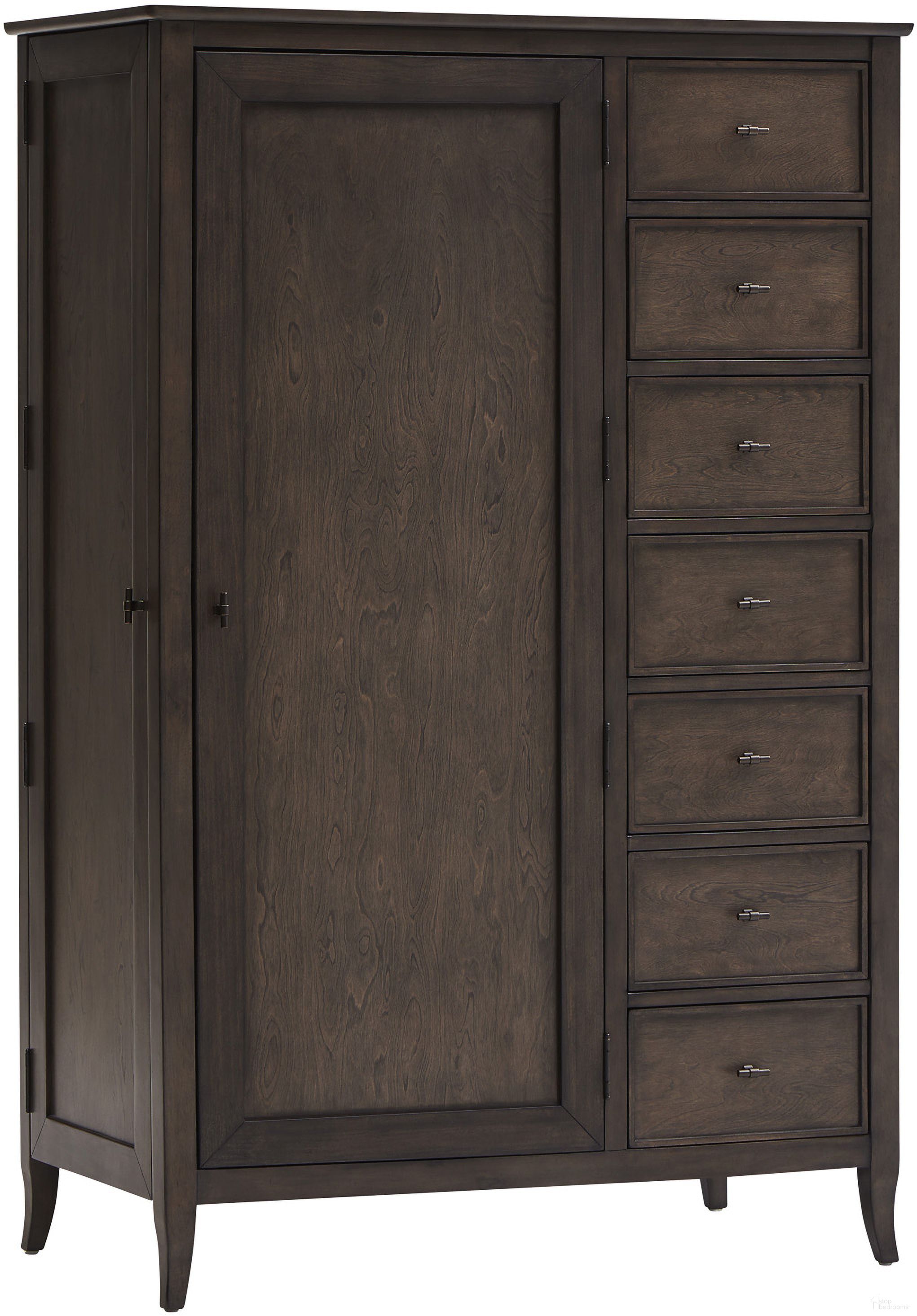 The appearance of Blakely Door Chest In Sable Brown designed by Aspenhome in the transitional interior design. This sable brown piece of furniture was selected by 1StopBedrooms from Blakely Collection to add a touch of cosiness and style into your home. Sku: I540-457. Material: Wood.