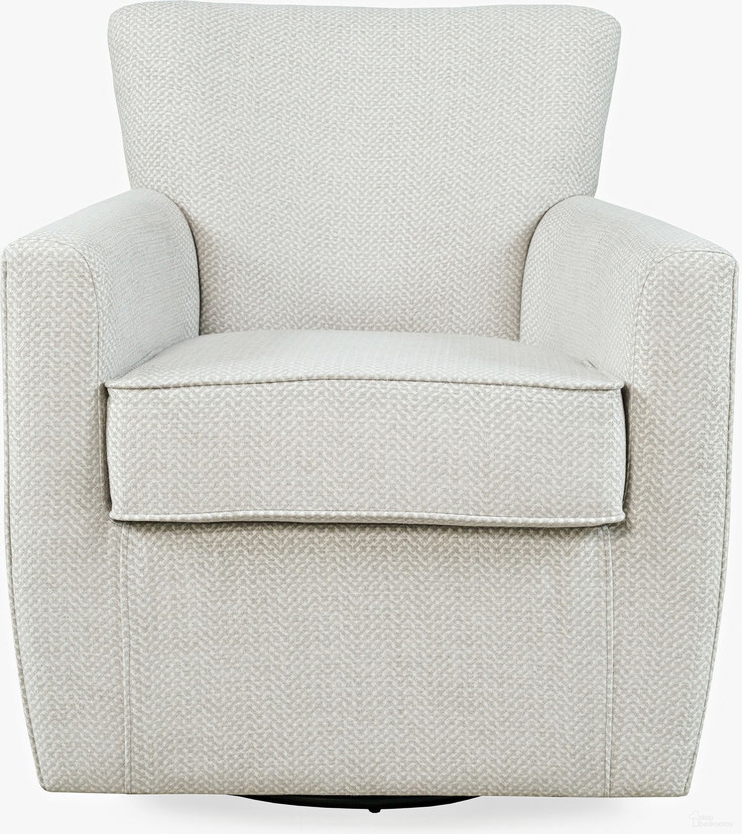The appearance of Blakely Harper Swivel Accent Chair In Cloud designed by Jofran in the traditional interior design. This cloud piece of furniture  was selected by 1StopBedrooms from Blakely Harper Collection to add a touch of cosiness and style into your home. Sku: HARPER-SW-CLOUD. Material: Plywood.