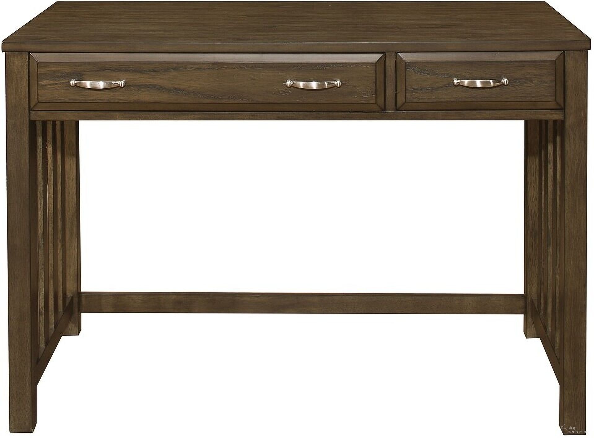 The appearance of Blanche Desk In Brown designed by Homelegance in the transitional interior design. This brown piece of furniture was selected by 1StopBedrooms from Blanche Collection to add a touch of cosiness and style into your home. Sku: 4522-15. Material: Wood.
