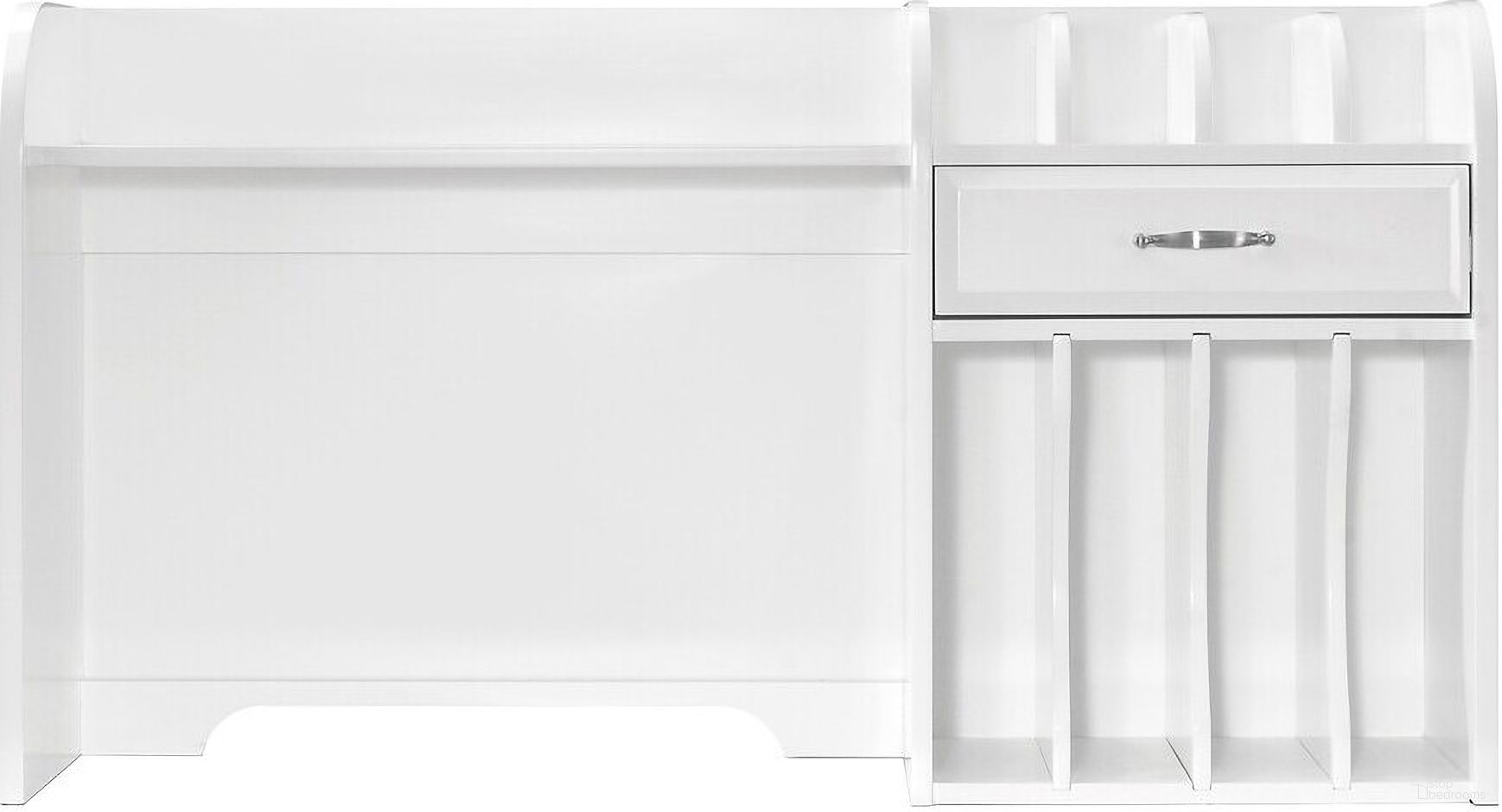 The appearance of Blanche Hutch In White designed by Homelegance in the transitional interior design. This white piece of furniture was selected by 1StopBedrooms from Blanche Collection to add a touch of cosiness and style into your home. Sku: 4522WH-14. Material: Wood.