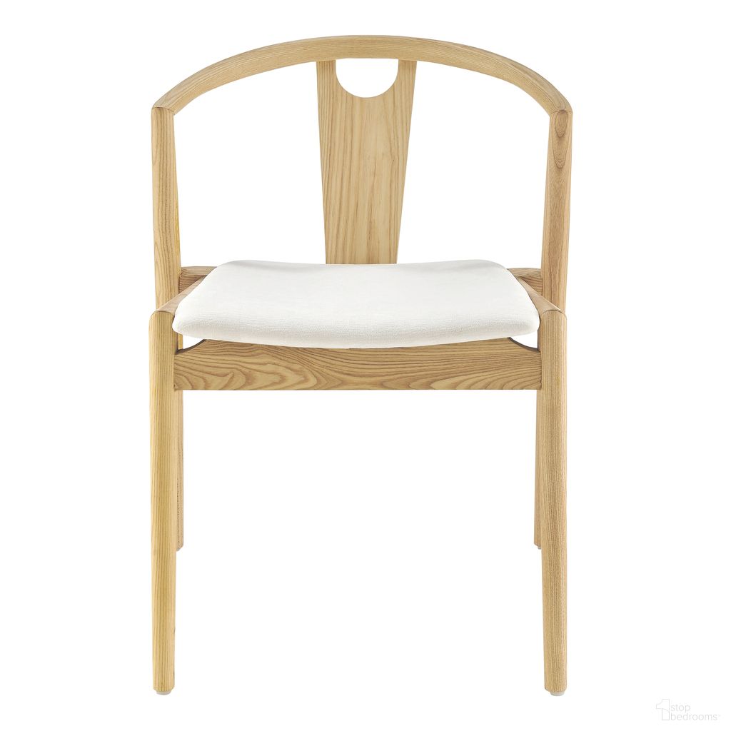 The appearance of Blanche Side Chair In White and Natural designed by Euro Style in the traditional interior design. This white and natural piece of furniture  was selected by 1StopBedrooms from Blanche Collection to add a touch of cosiness and style into your home. Sku: 91015-WHT. Material: Fabric. Chair Type: Side Chair.