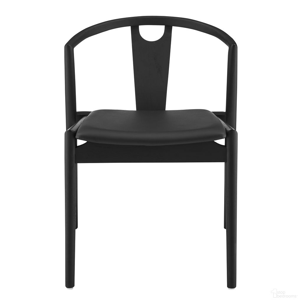 The appearance of Blanche Side Chair Set of 2 In Black designed by Euro Style in the traditional interior design. This black piece of furniture was selected by 1StopBedrooms from Blanche Collection to add a touch of cosiness and style into your home. Sku: 91015BLK-MP2. Material: Leather. Chair Type: Side Chair.
