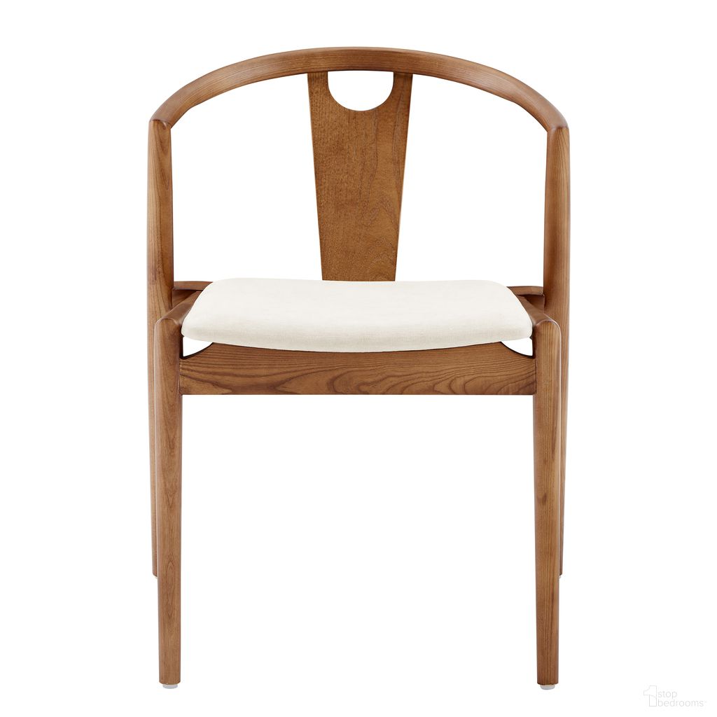 The appearance of Blanche Side Chair Set of 2 In Walnut and Natural designed by Euro Style in the traditional interior design. This walnut and natural piece of furniture  was selected by 1StopBedrooms from Blanche Collection to add a touch of cosiness and style into your home. Sku: 91017NAT-MP2. Material: Fabric. Chair Type: Side Chair.