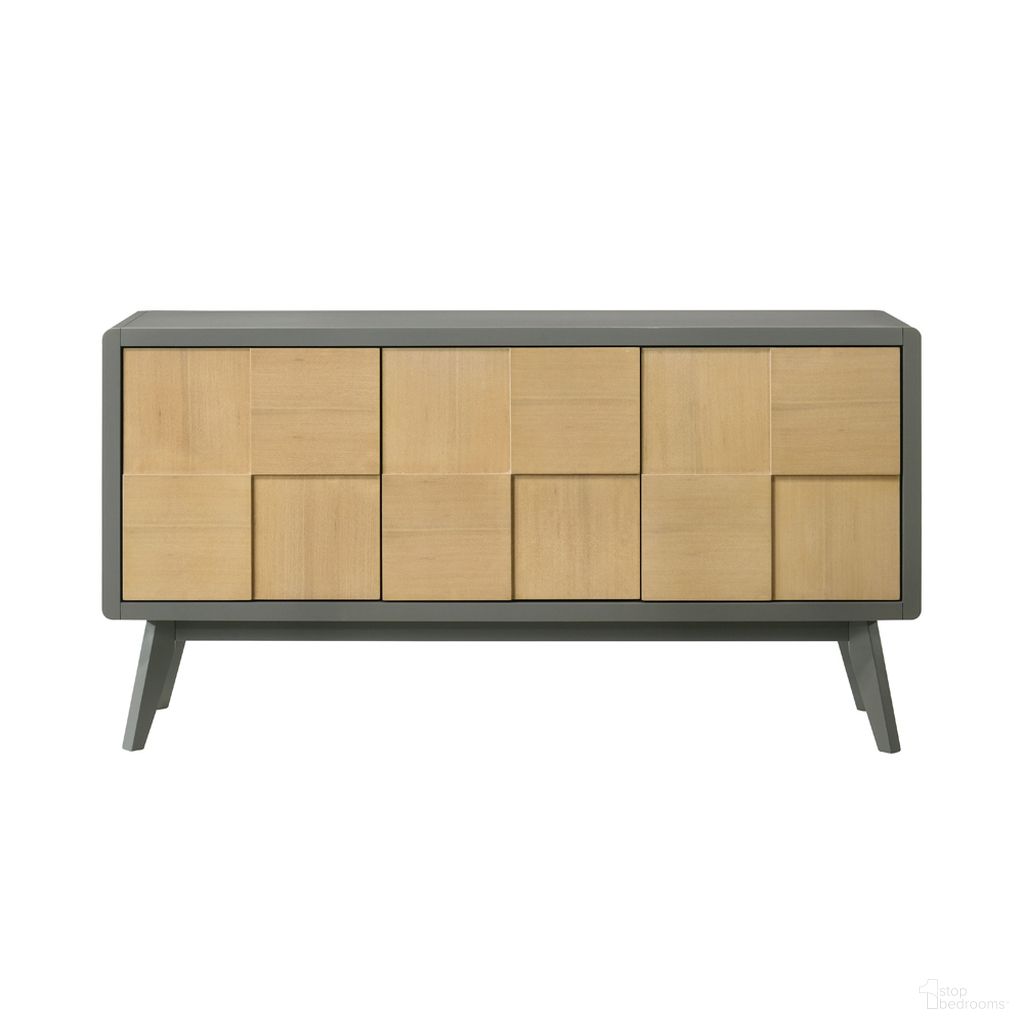 The appearance of Blayde Server In Light Gray and Natural designed by ACME in the modern / contemporary interior design. This light gray and natural piece of furniture was selected by 1StopBedrooms from Blayde Collection to add a touch of cosiness and style into your home. Sku: DN02868. Material: Wood.