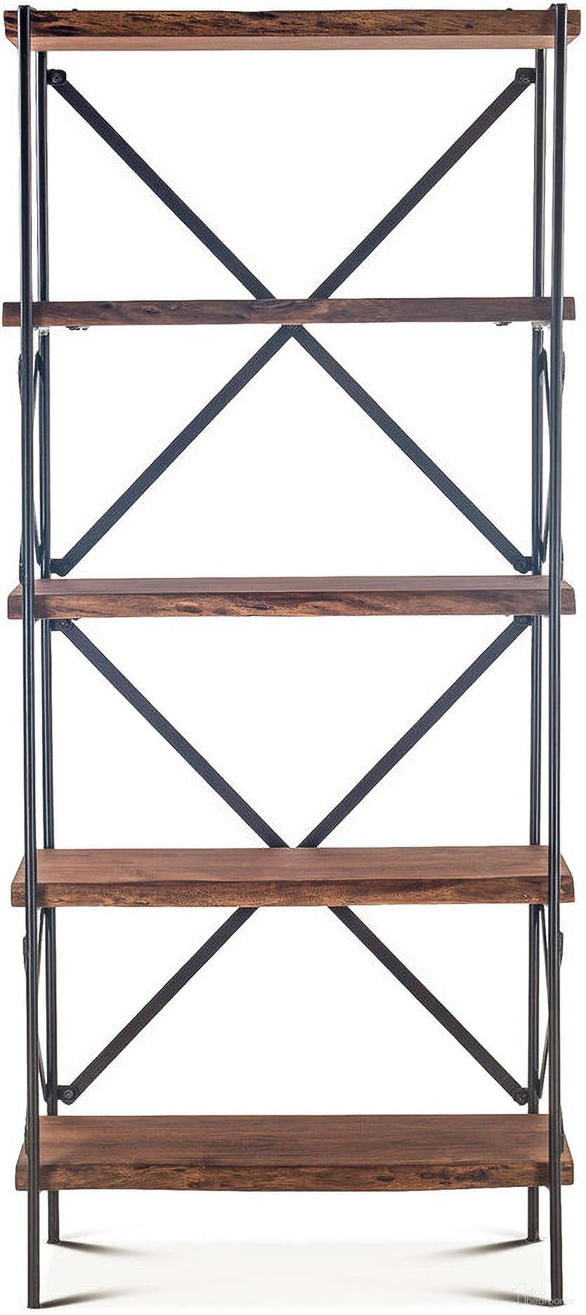 The appearance of Blayne 78 Inch Tall Shelf with Acacia In Walnut designed by Home Trends and Design in the industrial interior design. This walnut piece of furniture was selected by 1StopBedrooms from Blayne Collection to add a touch of cosiness and style into your home. Sku: ZWBABS34RW. Material: Acacia Wood.