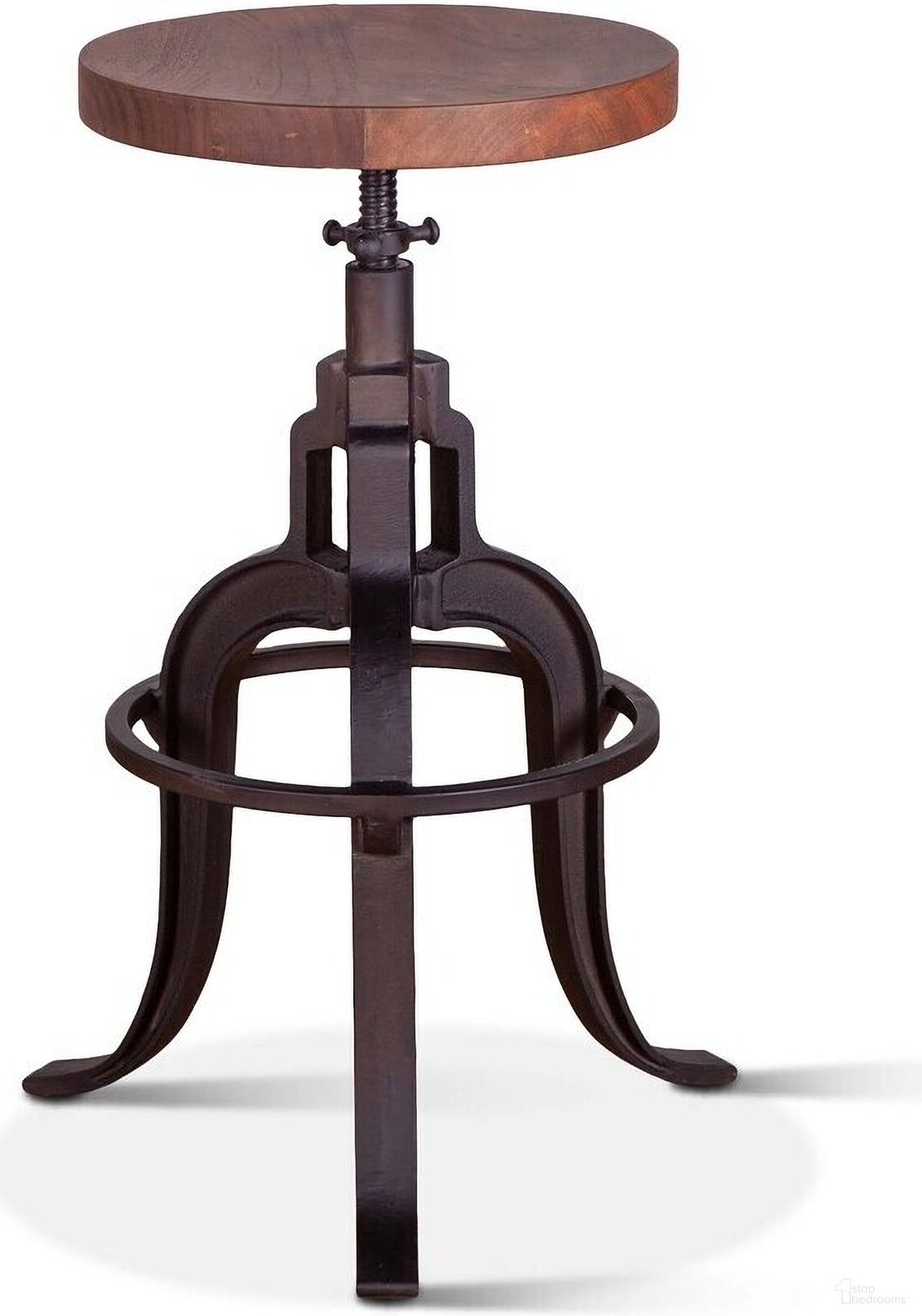 The appearance of Blayne Adjustable Height Stool In Walnut designed by Home Trends and Design in the industrial interior design. This walnut piece of furniture was selected by 1StopBedrooms from Blayne Collection to add a touch of cosiness and style into your home. Sku: ZWBLASTL14. Material: Acacia Wood.