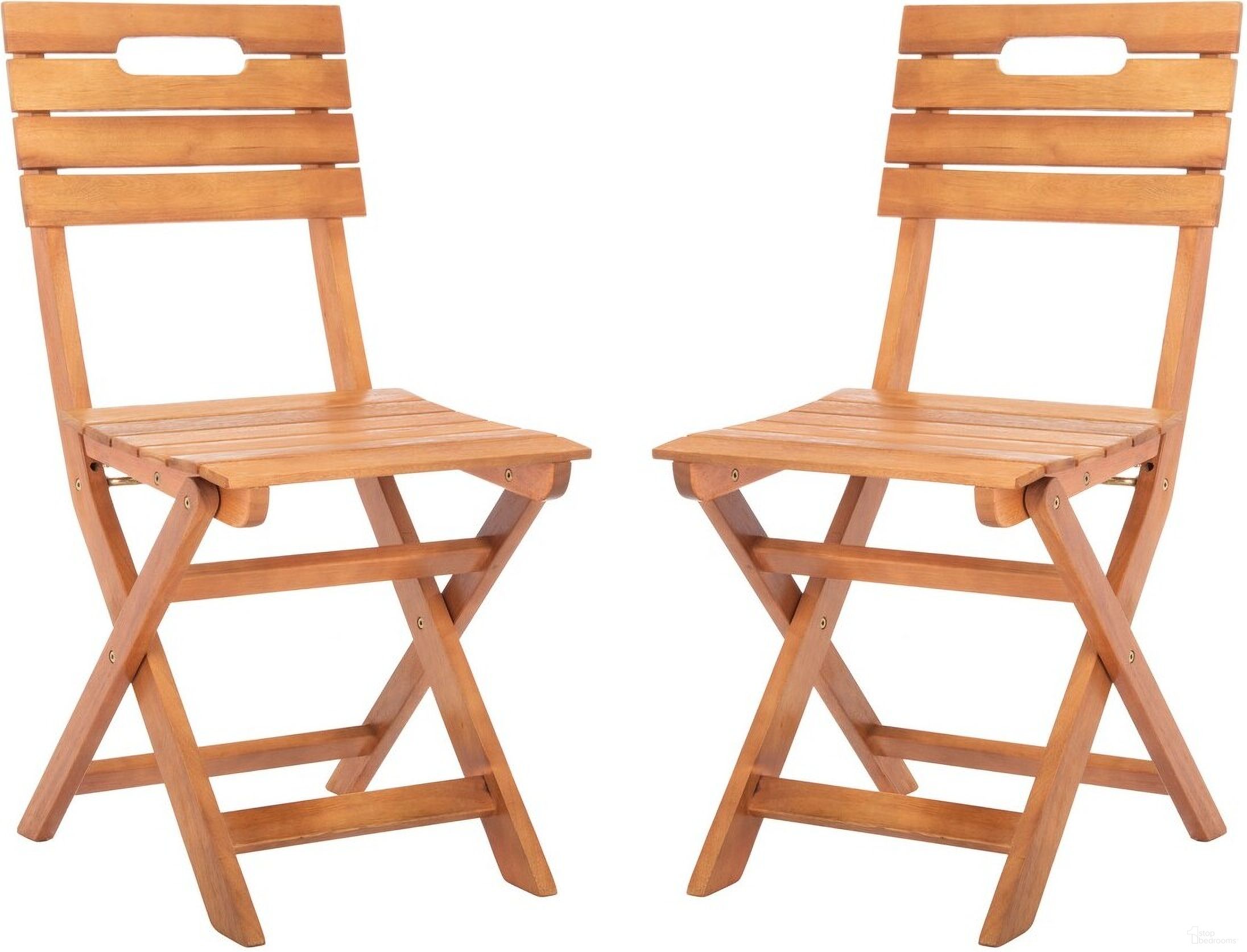 The appearance of Blison Folding Chairs Set of 2 designed by Safavieh in the modern / contemporary interior design. This natural piece of furniture was selected by 1StopBedrooms from Safavieh PAT Collection to add a touch of cosiness and style into your home. Sku: PAT7057A-SET2. Material: Steel.