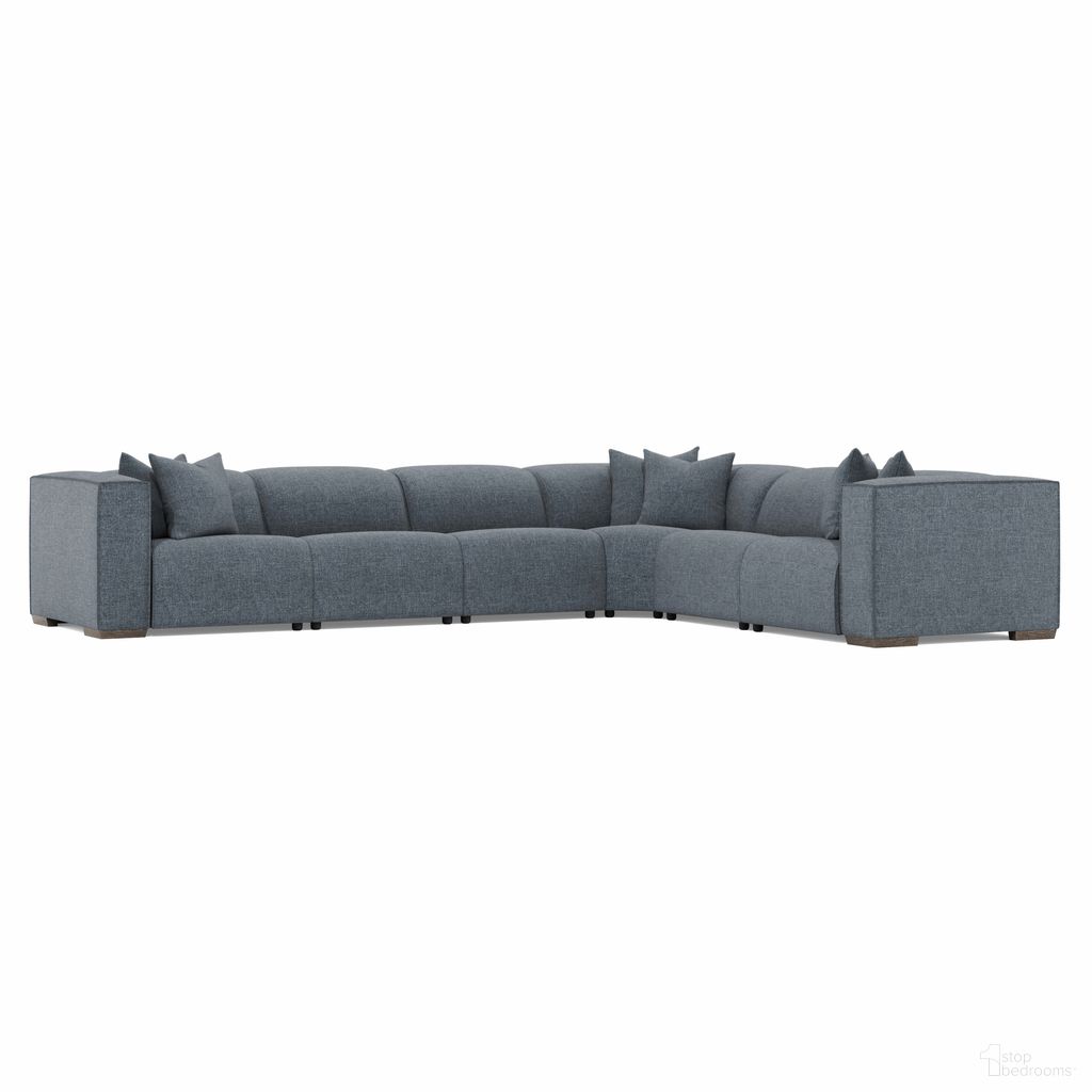 The appearance of Bliss 6-Piece Fabric Power Motion Sectional In Blue designed by Bernhardt in the transitional interior design. This blue piece of furniture was selected by 1StopBedrooms from Bliss Collection to add a touch of cosiness and style into your home. Sku: B430RO;B430RO;B430RO;B432RO;B435RO;B436RO. Material: Fabric.