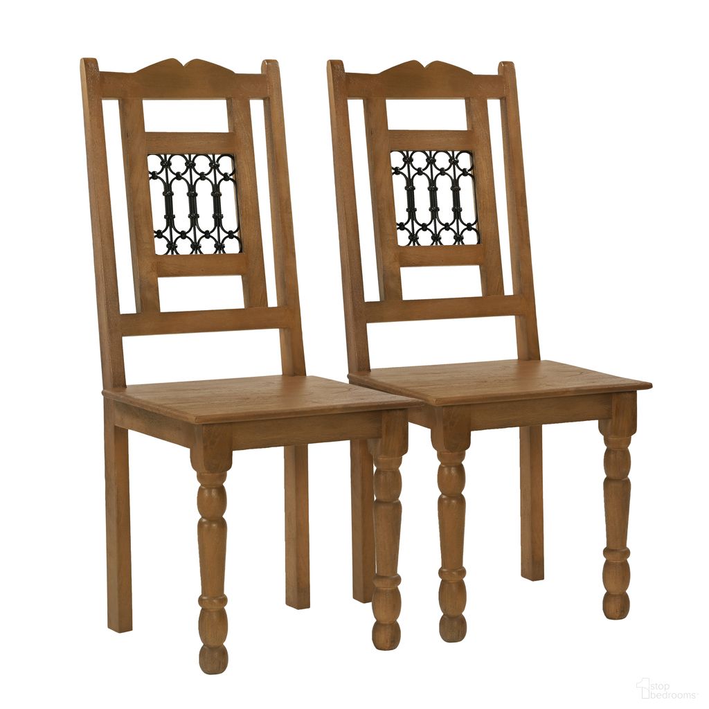 The appearance of Bliss Dining Chair Set of 2 In Spice Tan designed by Moti in the traditional interior design. This spice tan piece of furniture was selected by 1StopBedrooms from Hearst Collection to add a touch of cosiness and style into your home. Sku: 77611002. Material: Solid Wood. Chair Type: Side Chair.