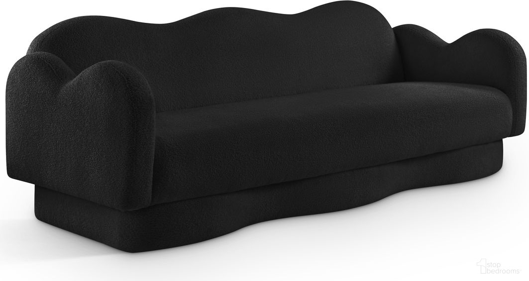 The appearance of Bloom Teddy Fabric Sofa In Black designed by Meridian in the modern / contemporary interior design. This black piece of furniture was selected by 1StopBedrooms from Bloom Collection to add a touch of cosiness and style into your home. Sku: 44006Black-S. Material: Fabric.