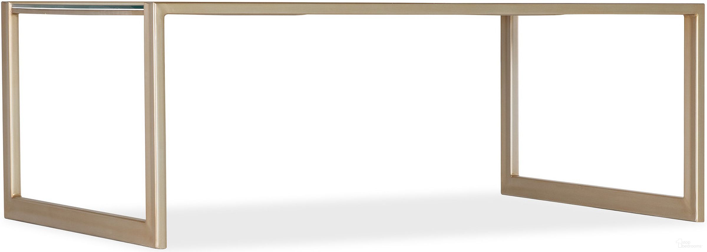 The appearance of Susan G. Komen Blossoming Hope Cocktail Table In Gold designed by Hooker in the transitional interior design. This gold piece of furniture was selected by 1StopBedrooms from Susan G. Komen Collection to add a touch of cosiness and style into your home. Sku: 5000-80001-647. Material: Tempered Glass.