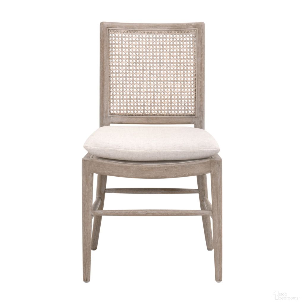 The appearance of Stitch and Hand Blume Dining Chair Set of 2 In Cream and Natural Gray designed by Essentials For Living in the transitional interior design. This cream/natural gray piece of furniture was selected by 1StopBedrooms from Stitch & Hand Collection to add a touch of cosiness and style into your home. Sku: 6663.TXCRM/NG. Material: Oak Wood. Chair Type: Side Chair.