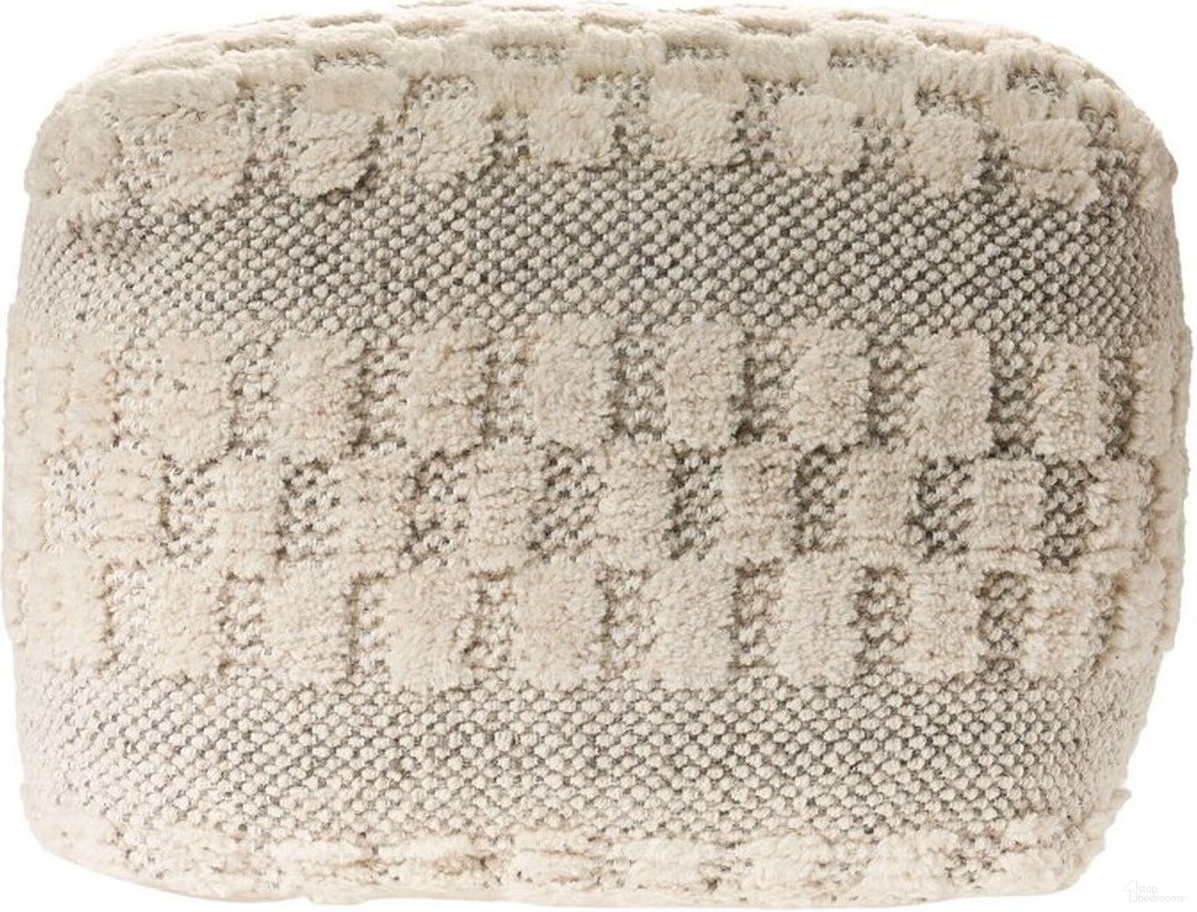 The appearance of Blyze Geometric Hand-Woven Wool Ottoman Pouf In Cream designed by Rajani Home in the modern / contemporary interior design. This cream piece of furniture was selected by 1StopBedrooms from Bova Collection to add a touch of cosiness and style into your home. Sku: 0C226808G49348. Material: Wool.