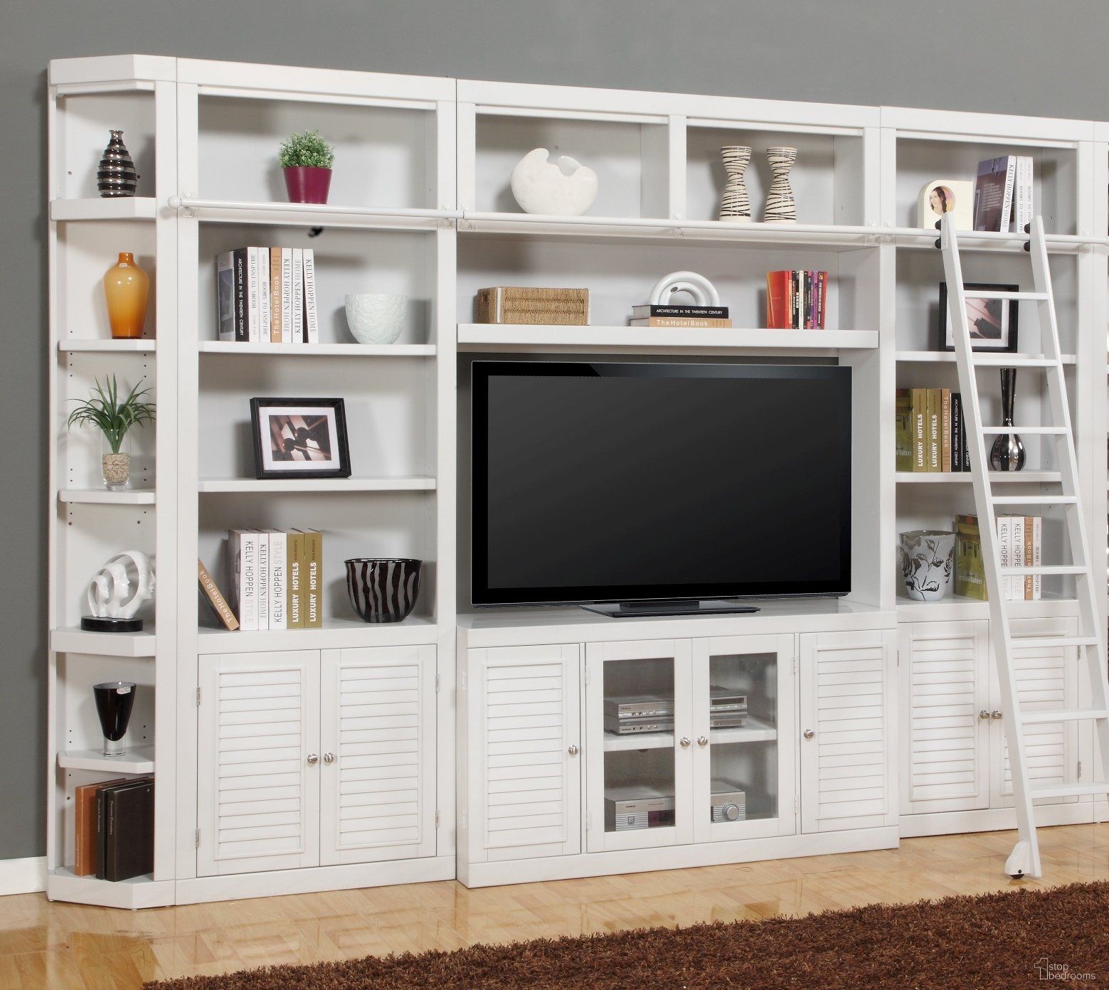 The appearance of Boca 32 Inches Bookcase Entertainment Wall designed by Parker House in the modern / contemporary interior design. This white piece of furniture was selected by 1StopBedrooms from Boca Collection to add a touch of cosiness and style into your home. Sku: BOC#450;BOC#411;BOC#401;BOC#430;BOC#430.