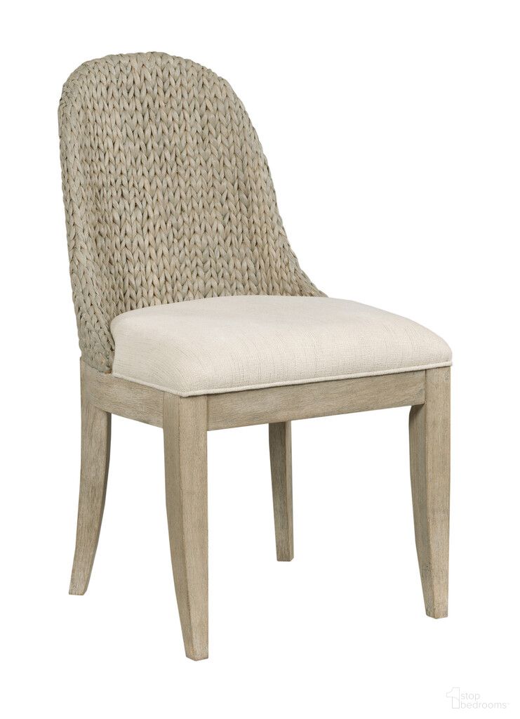 The appearance of Vista Boca Woven Chair Set of 2 In Oyster designed by American Drew in the transitional interior design. This oyster piece of furniture  was selected by 1StopBedrooms from Vista Collection to add a touch of cosiness and style into your home. Sku: 803-622C. Material: Oak Veneer. Chair Type: Side Chair.