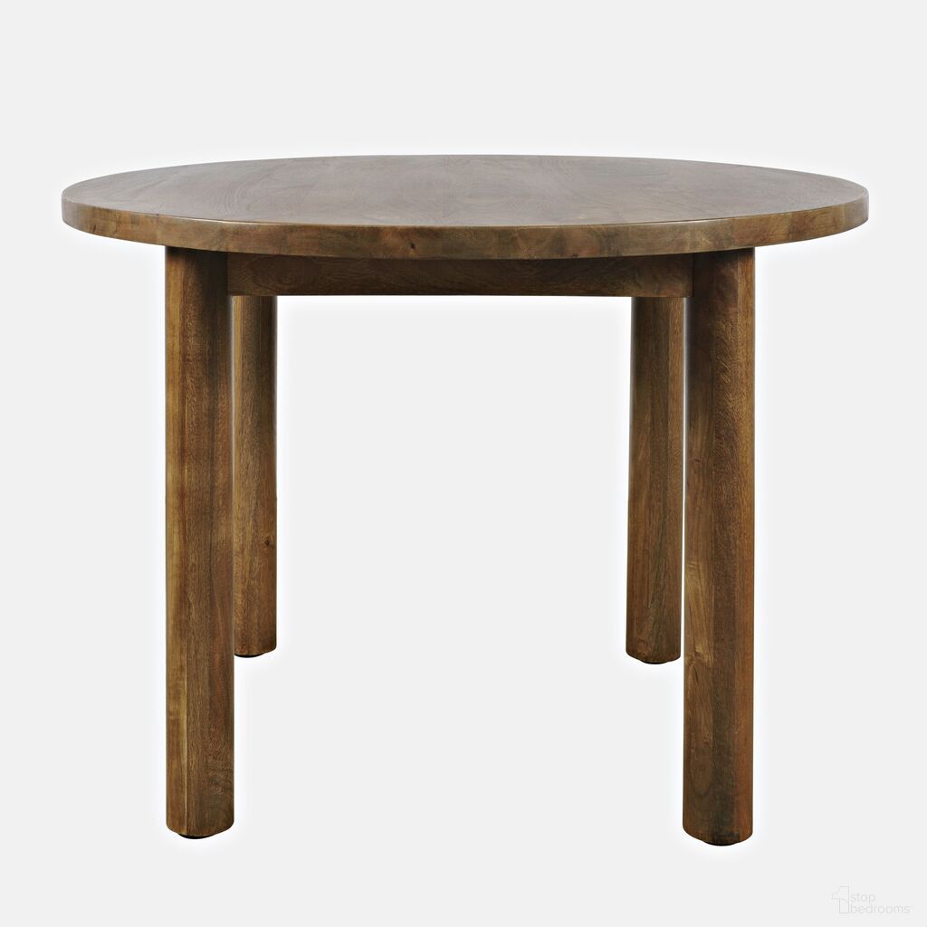 The appearance of Bodhi 42 Inch Round Dining Table In Brown designed by Jofran in the traditional interior design. This brown piece of furniture  was selected by 1StopBedrooms from Bodhi Collection to add a touch of cosiness and style into your home. Sku: 2271-BODHIRDG. Table Base Style: Legs. Table Top Shape: Round. Size: 42". Material: Mango.