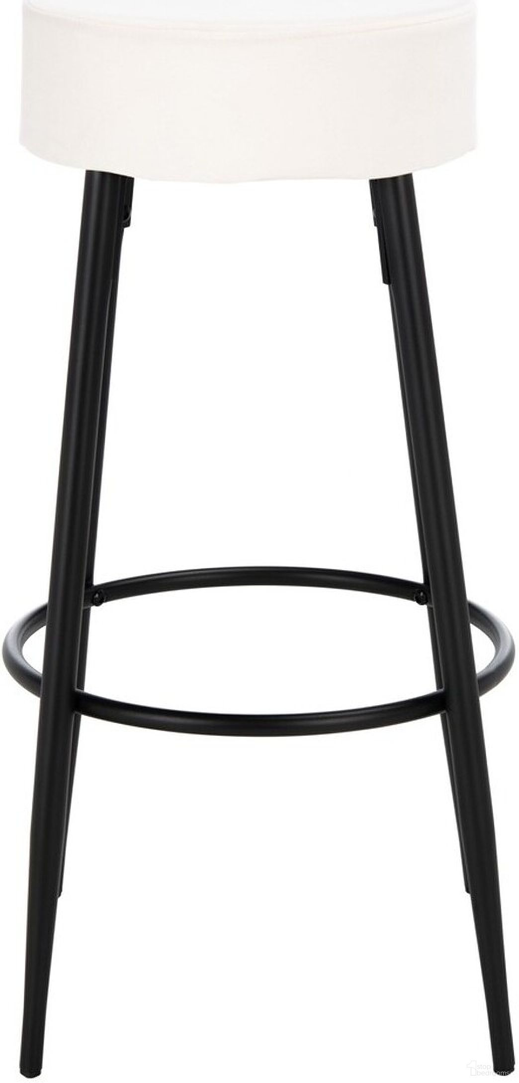 The appearance of Bohden Round Counter Stool in Ivory and Black designed by Safavieh in the modern / contemporary interior design. This ivory and black piece of furniture was selected by 1StopBedrooms from Bohden Collection to add a touch of cosiness and style into your home. Sku: BST7508A. Material: Steel.