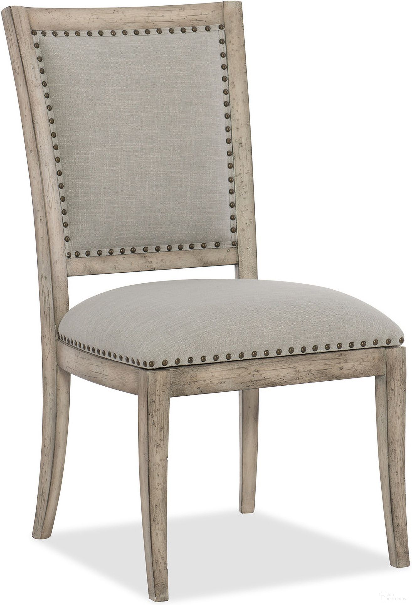 The appearance of Boheme Gray Vitton Upholstered Side Chair Set of 2 designed by Hooker in the traditional interior design. This grey piece of furniture  was selected by 1StopBedrooms from Boheme Collection to add a touch of cosiness and style into your home. Sku: 5750-75410-LTWD. Material: Fabric. Chair Type: Side Chair.