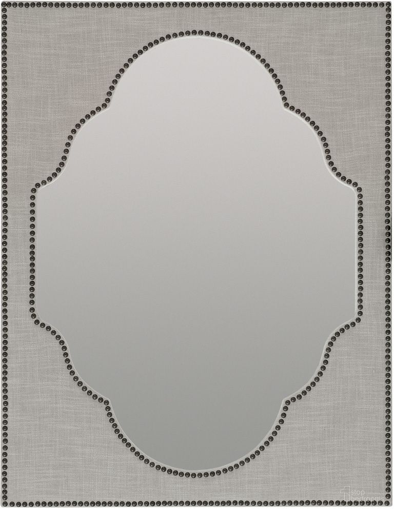 The appearance of Boheme Nourmand Linen Wrapped Mirror designed by Hooker in the traditional interior design. This linen piece of furniture was selected by 1StopBedrooms from Boheme Collection to add a touch of cosiness and style into your home. Sku: 5750-90008-GRY. Material: Hardwood.