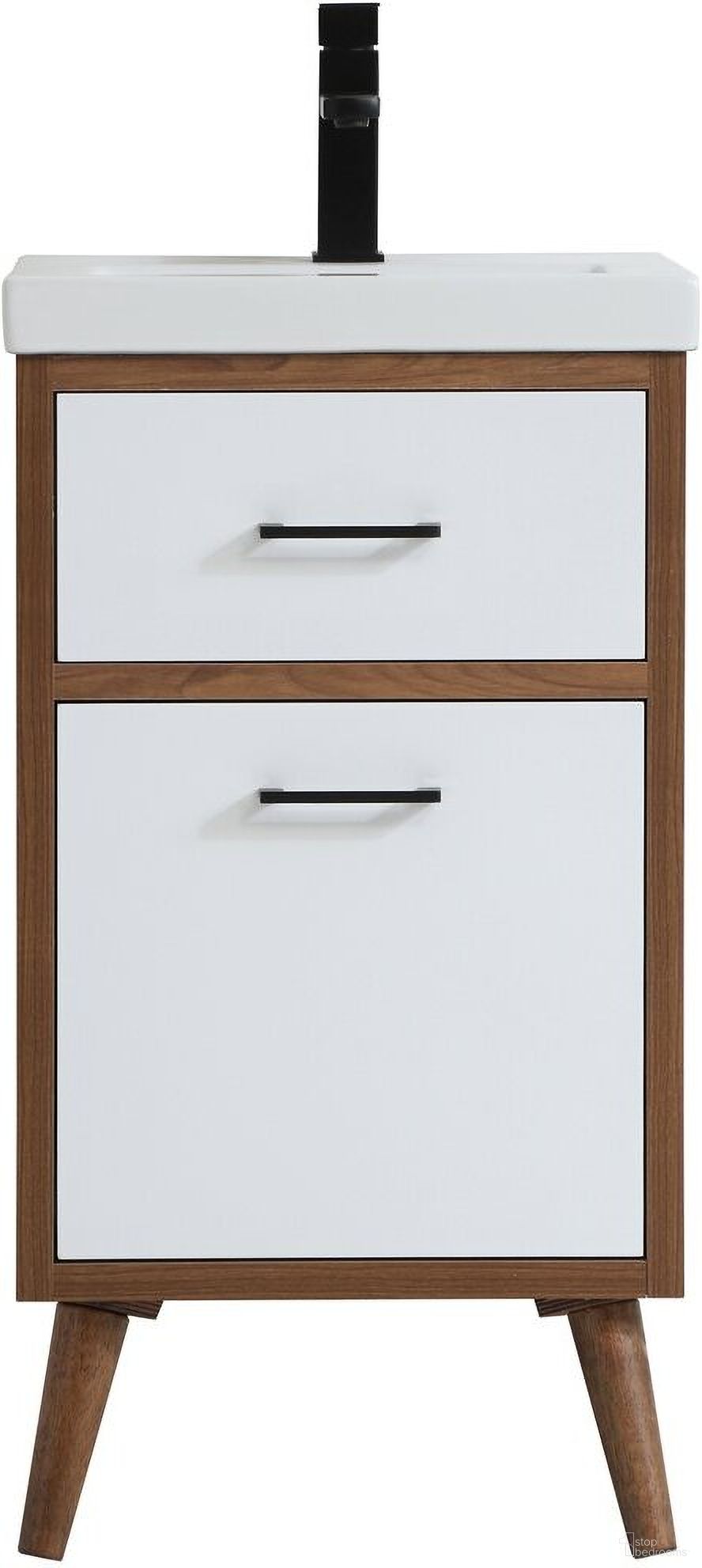 Boise 18 Inch Bathroom Vanity In Matte White