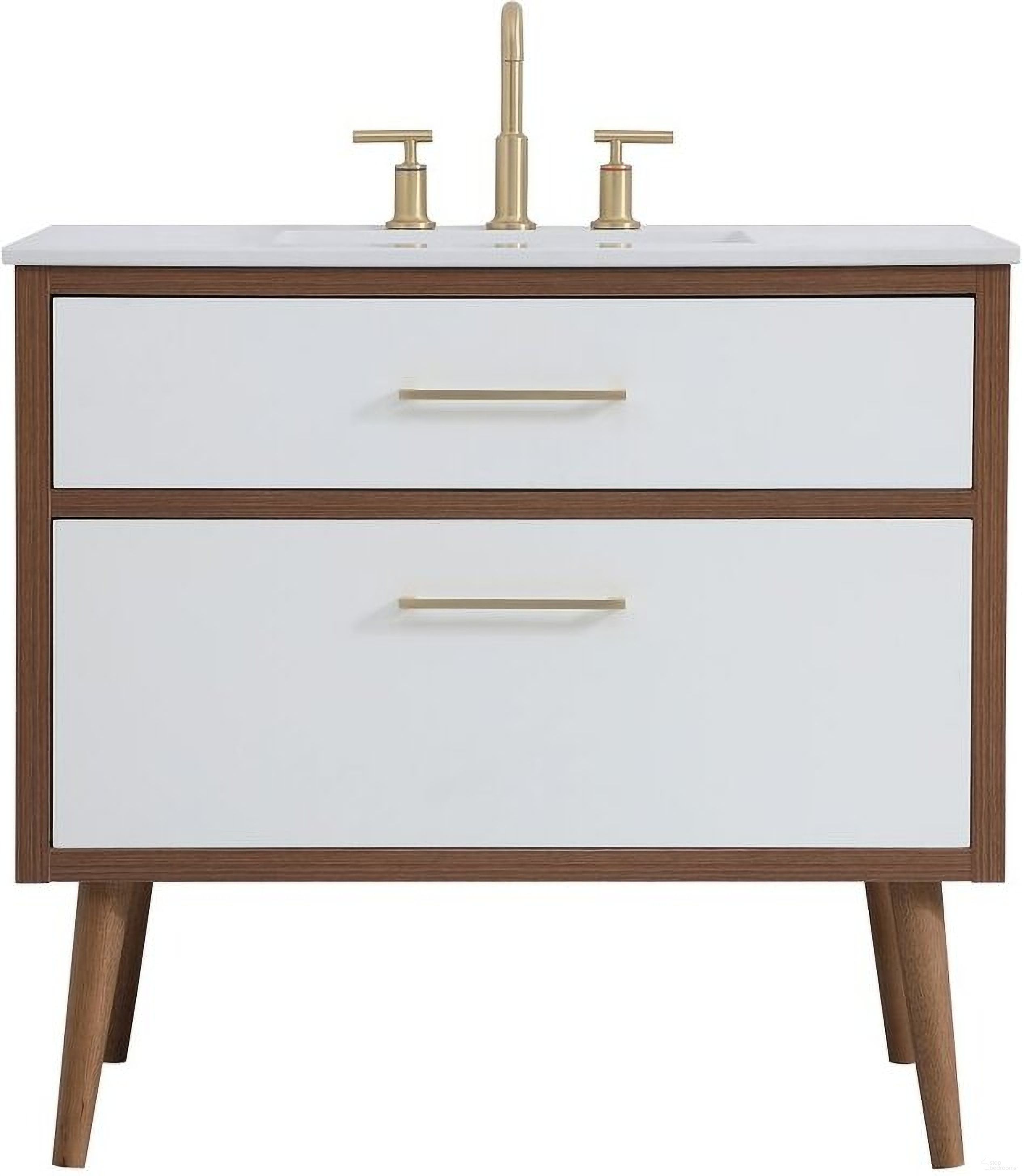Boise 36 Inch Bathroom Vanity In White