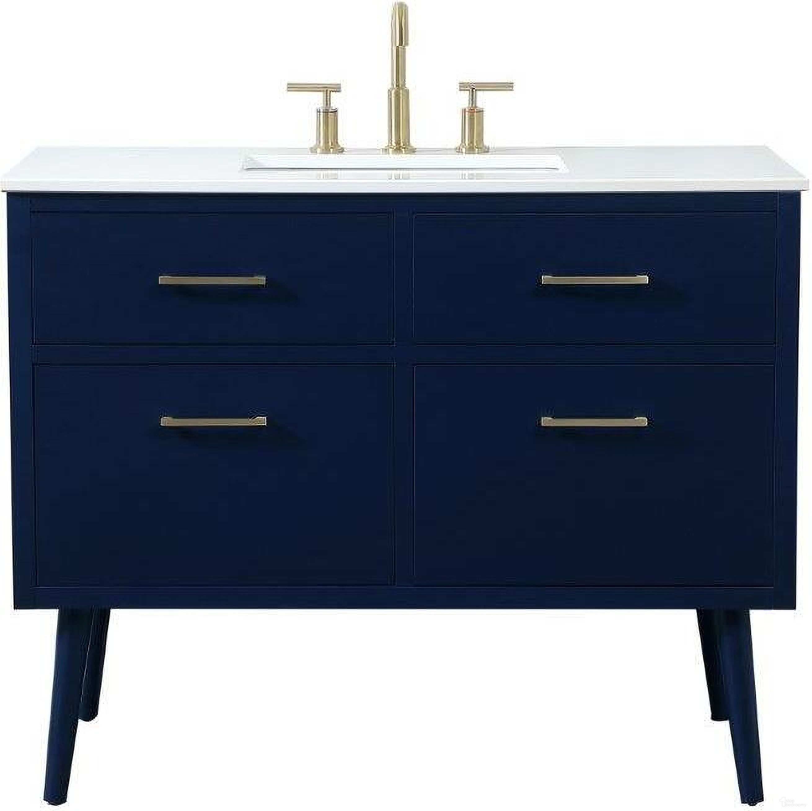 Boise 42 Inch Bathroom Vanity In Blue