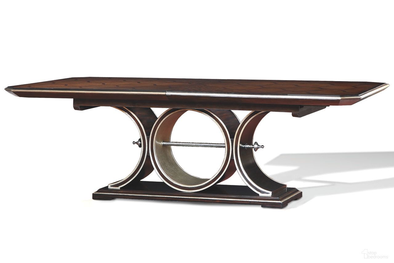 The appearance of Bolero Dining Table In Havana and Bombay designed by Maitland-Smith in the modern / contemporary interior design. This havana/bombay piece of furniture was selected by 1StopBedrooms from Maitland Smith Collection to add a touch of cosiness and style into your home. Sku: 88-0221-B;88-0221-T. Table Base Style: Pedestal. Table Top Shape: Rectangular. Material: Beech. Size: 49" x 126".