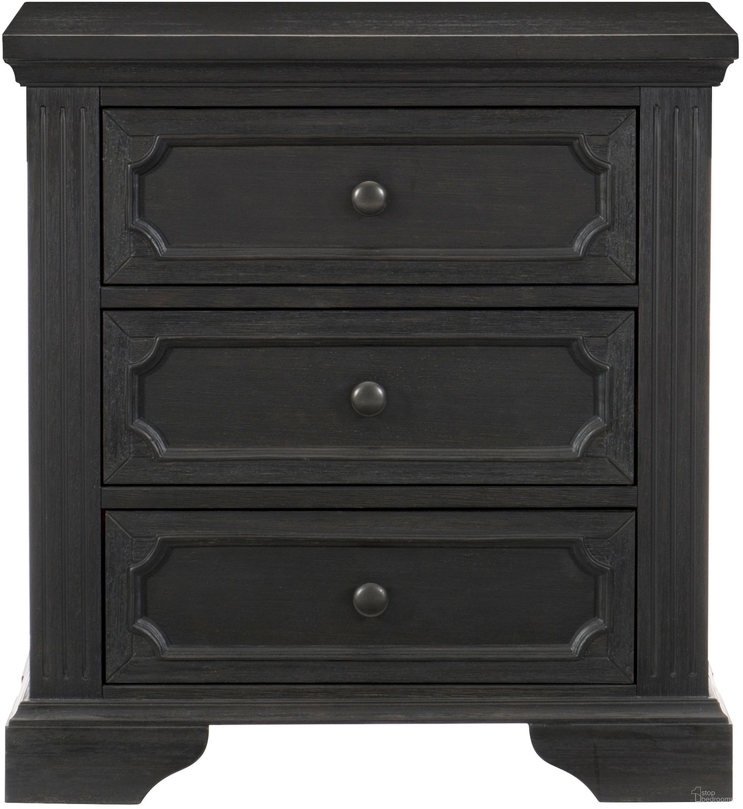 The appearance of Bolingbrook Nightstand In Brown and Gray designed by Homelegance in the traditional interior design. This brown and gray piece of furniture was selected by 1StopBedrooms from Bolingbrook Collection to add a touch of cosiness and style into your home. Sku: 1647-4. Material: Wood.