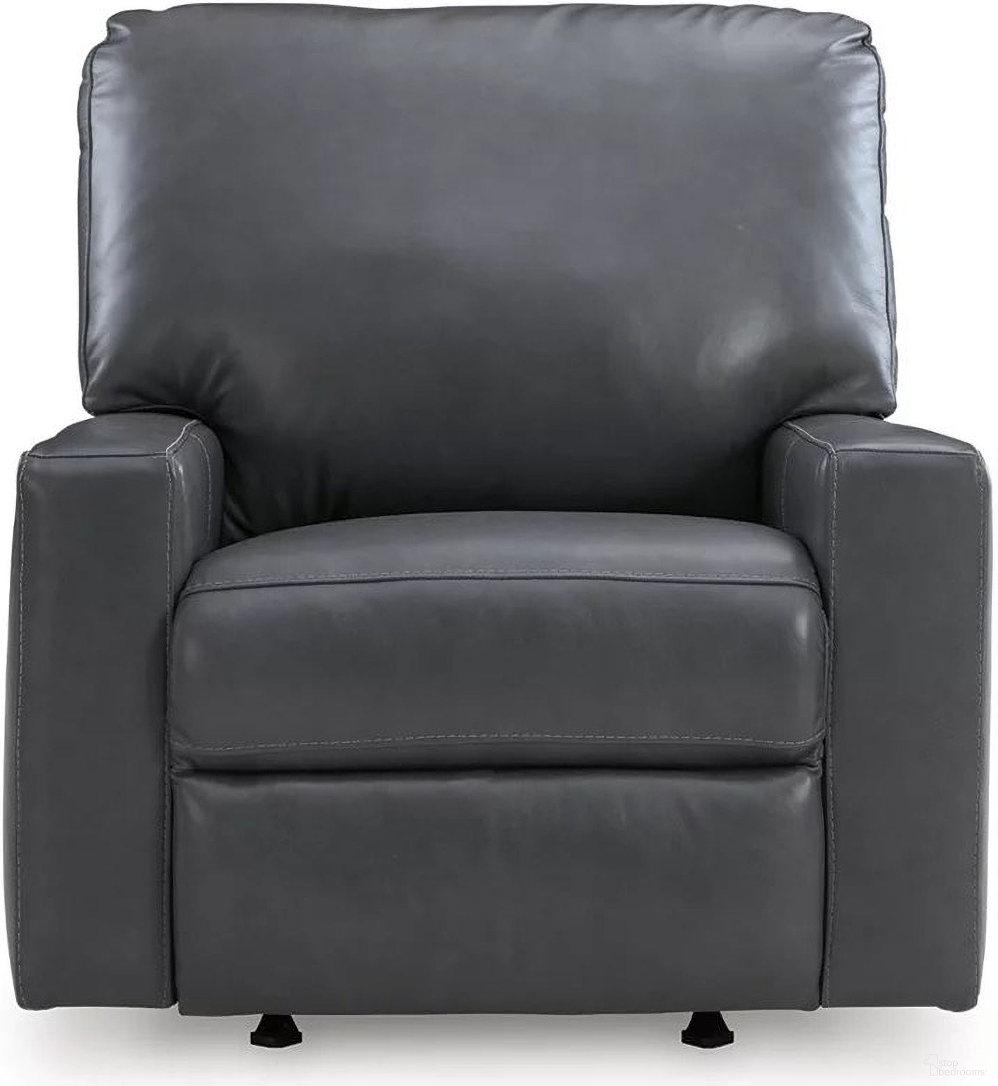 The appearance of Bolsena Recliner In Admiral designed by Signature Design by Ashley in the modern / contemporary interior design. This admiral piece of furniture was selected by 1StopBedrooms from Bolsena Collection to add a touch of cosiness and style into your home. Sku: 5560425. Material: Faux Leather.