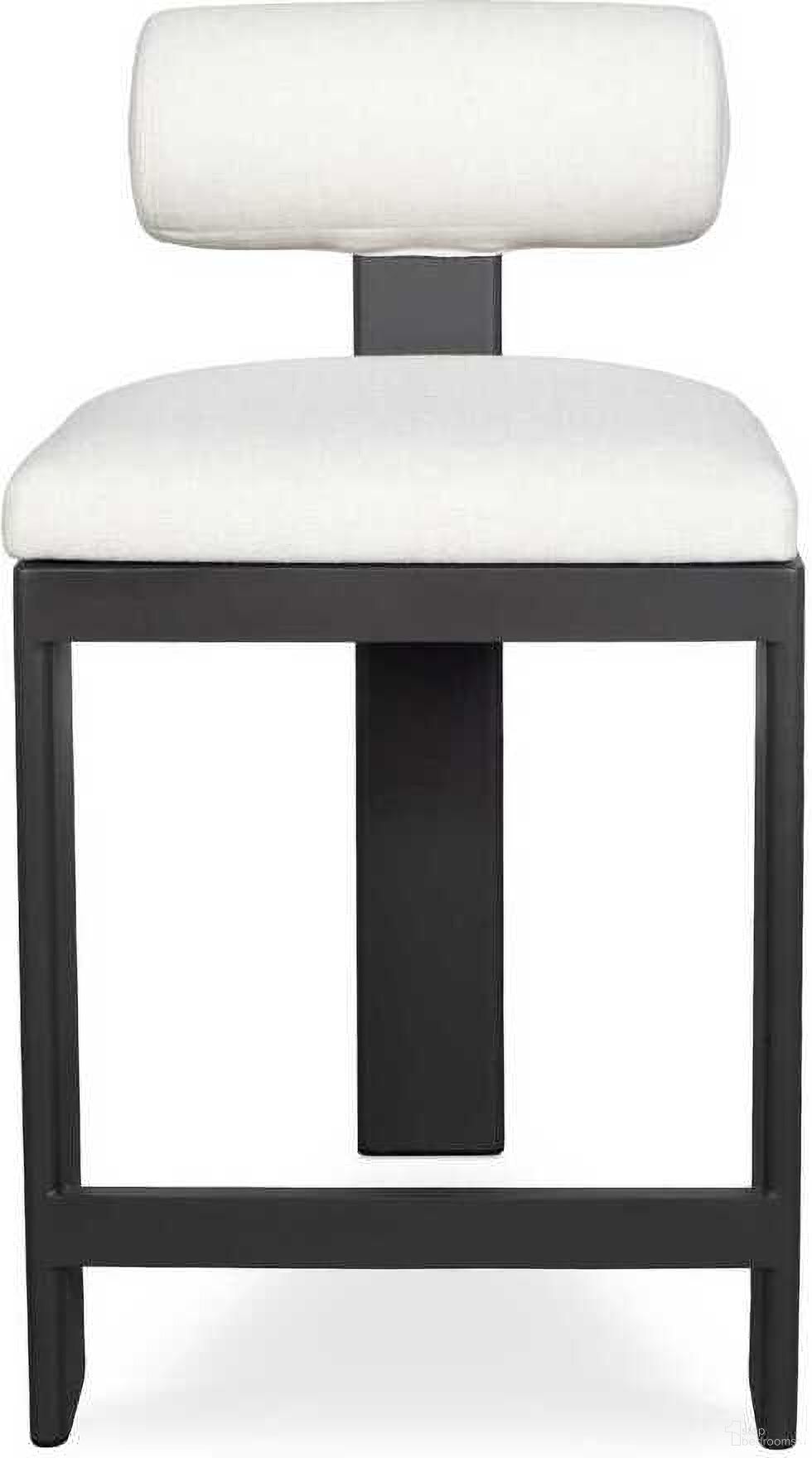 The appearance of Bolster Back Outdoor Counter Stool In White designed by Uttermost in the modern / contemporary interior design. This white piece of furniture  was selected by 1StopBedrooms from Bolster Back Collection to add a touch of cosiness and style into your home. Sku: 53045. Material: Metal.