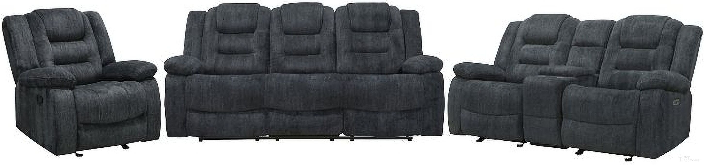 The appearance of Bolton Misty Storm Dual Reclining Living Room Set In Light Grey designed by Parker House in the modern / contemporary interior design. This light grey piece of furniture was selected by 1StopBedrooms from Bolton Collection to add a touch of cosiness and style into your home. Sku: MBOL#832-MISS;MBOL#822CG-MISS. Material: Polyester.