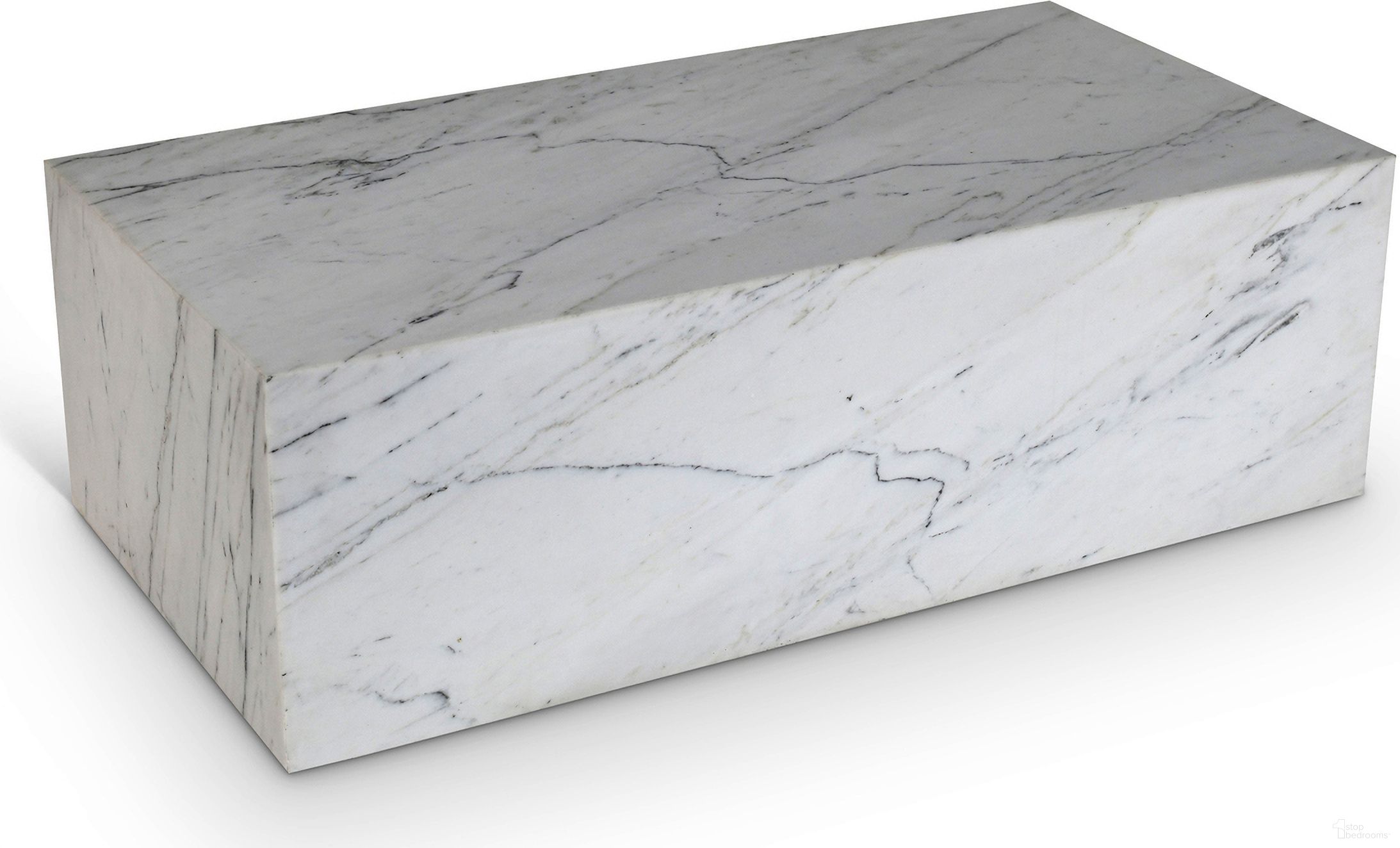 The appearance of Bolzano Marble Coffee Table In White designed by Meridian in the modern / contemporary interior design. This white piece of furniture  was selected by 1StopBedrooms from Bolzano Collection to add a touch of cosiness and style into your home. Sku: 251White-CT. Material: Marble.