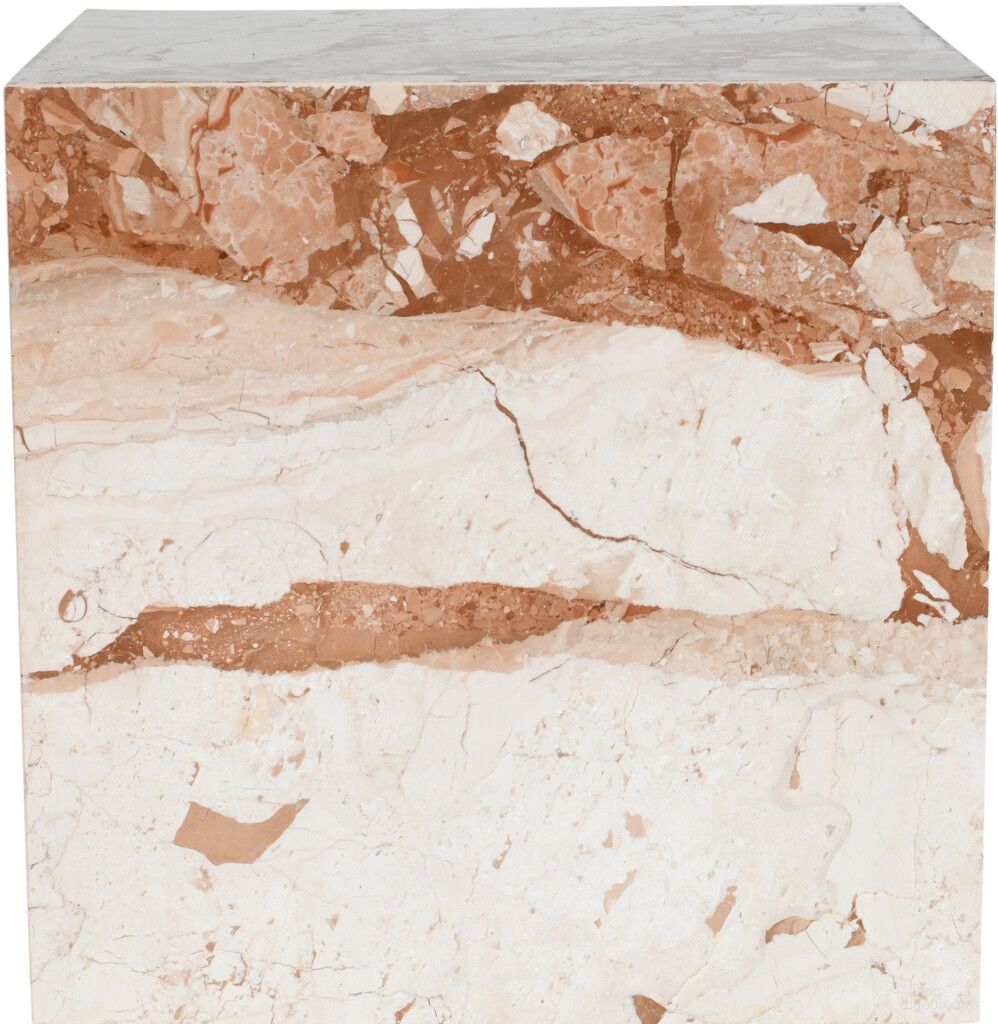 The appearance of Bolzano Marble End Table In Cream designed by Meridian in the modern / contemporary interior design. This cream piece of furniture  was selected by 1StopBedrooms from Bolzano Collection to add a touch of cosiness and style into your home. Sku: 251Breccia-ET. Material: Marble.