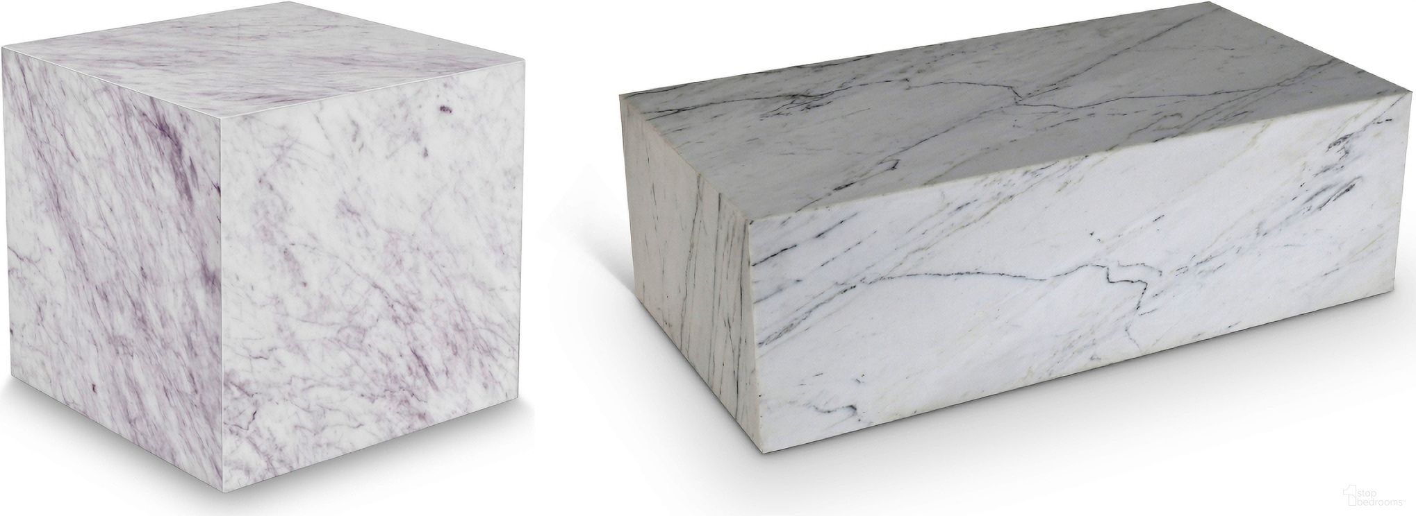 The appearance of Bolzano Marble Occasional Table Set In White designed by Meridian in the modern / contemporary interior design. This white piece of furniture  was selected by 1StopBedrooms from Bolzano Collection to add a touch of cosiness and style into your home. Sku: 251White-CT;251White-ET. Material: Marble.